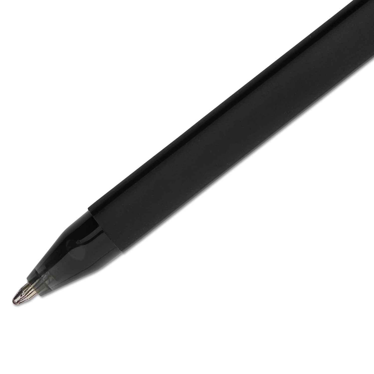 Paper Mate® Comfortmate Ultra Ballpoint Pen, Stick, Medium 1 Mm, Black Ink, Black Barrel, Dozen
