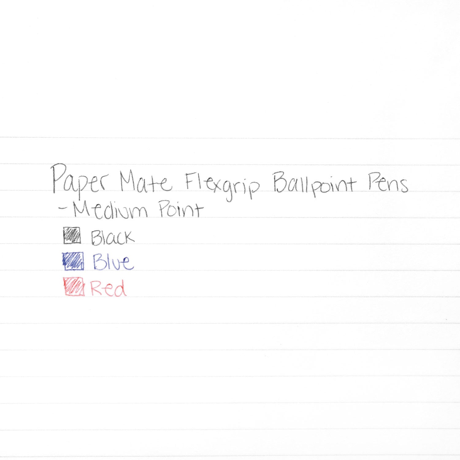 Paper Mate® FlexGrip Ultra Recycled Ballpoint Pen, Stick, Medium 1 mm, Red Ink, Red Barrel, Dozen