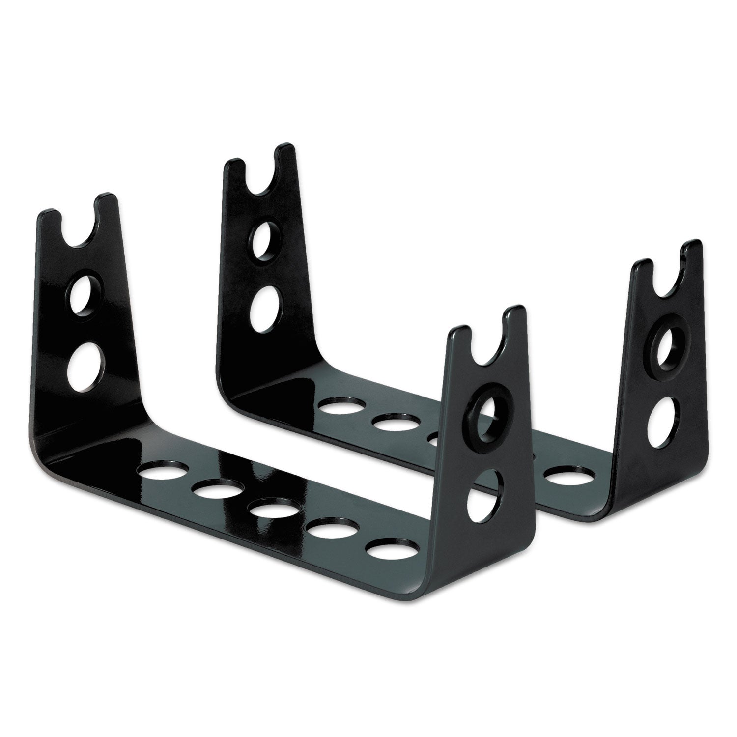 Allsop® Metal Art Monitor Stand Risers, 4.75 X 8.75 X 2.5, Black