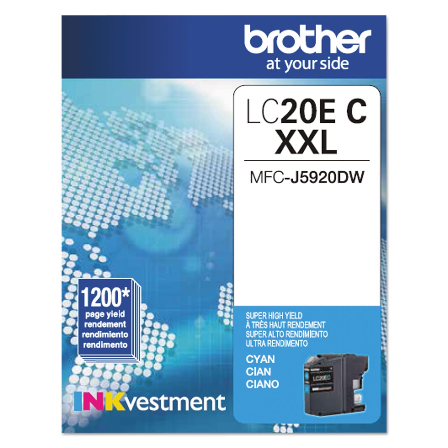 LC20EC Inkvestment Super High-Yield Ink | Cyan