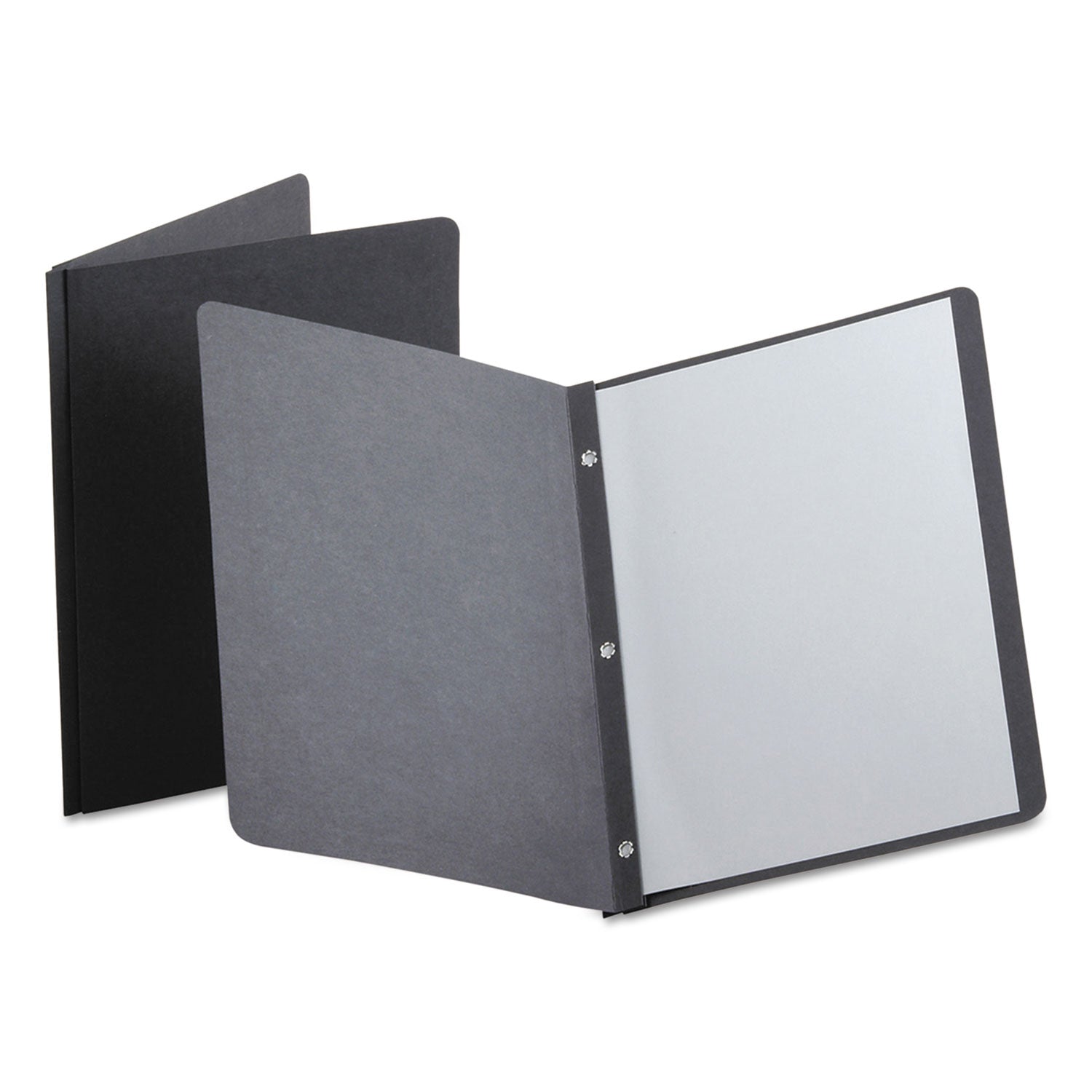 Oxford Title Panel Front Report Cover | Black