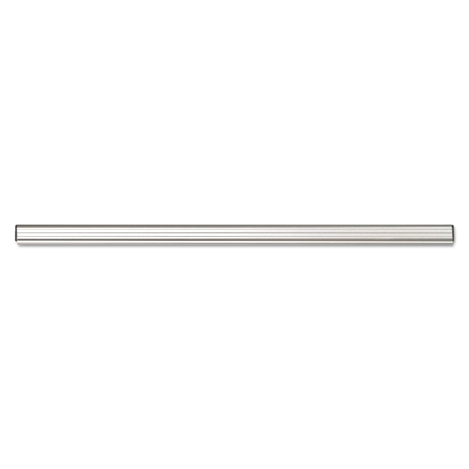 Advantus Grip-A-Strip Display Rails, 1.5" x 24", Satin Aluminum