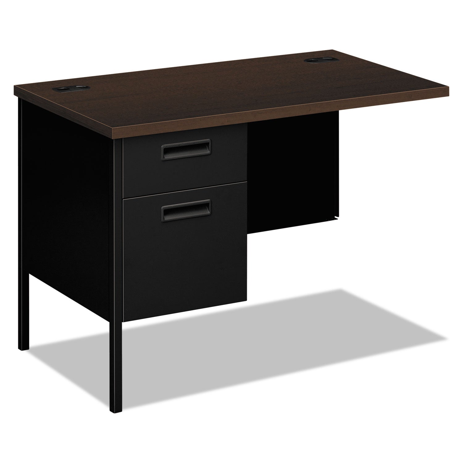 HON Workstation Return | Left, 42" Mocha/Black