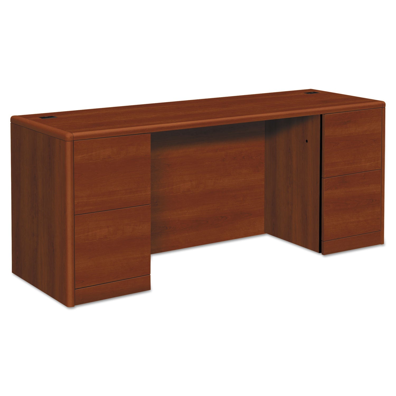 Kneespace Credenza | HON 10700, 72" Cognac