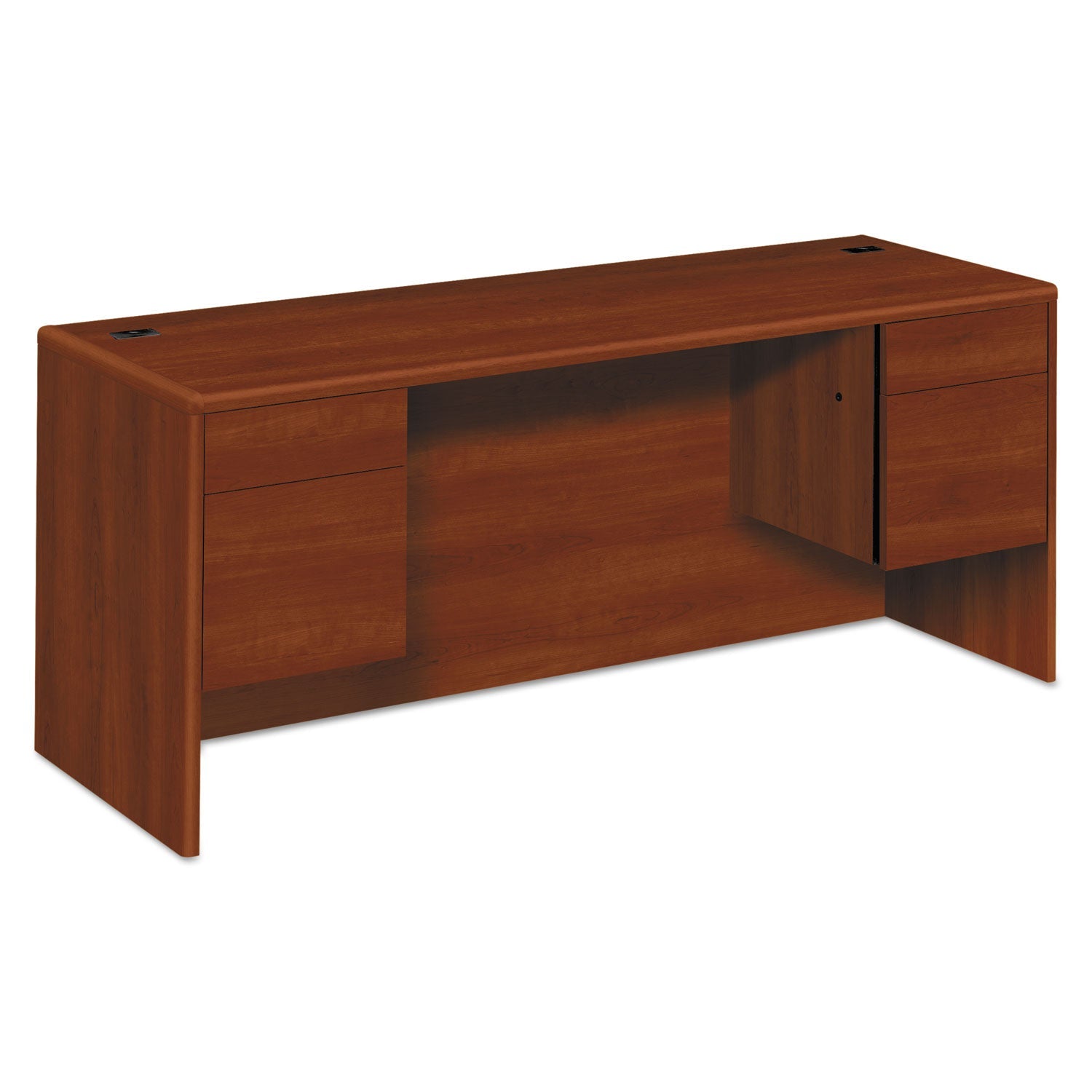 Kneespace Credenza | HON 10700, 72" Cognac