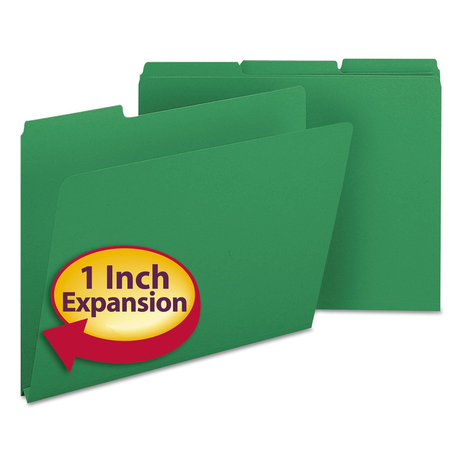 Expanding Recycled Pressboard Folders | Green