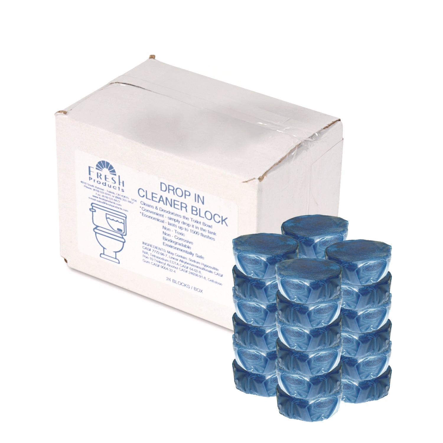 Drop-In Tank Non-Para Cleaner Block | 24-Box