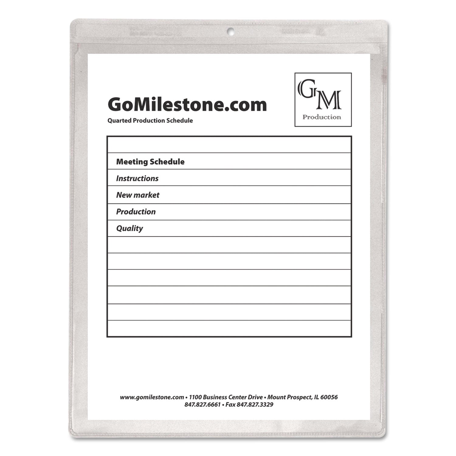 C-Line® Clear Vinyl Shop Ticket Holders, Both Sides Clear, 15 Sheets, 8.5 x 11, 50/Box
