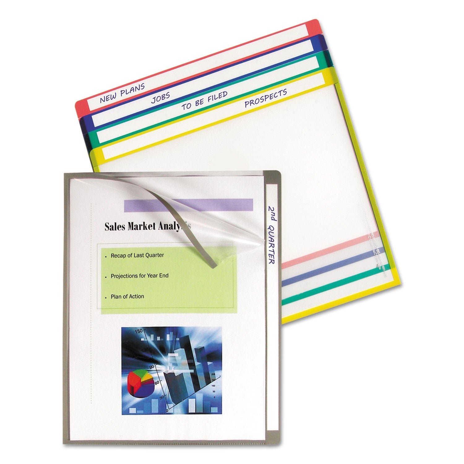 C-Line Write-On Project Folders | Assorted 25/Box