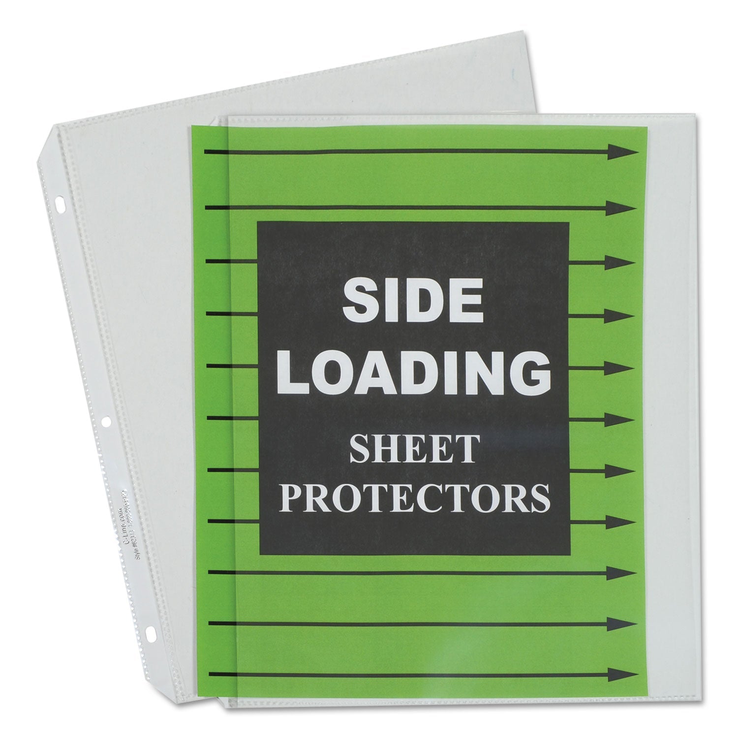 Side Loading Sheet Protectors | Clear, 50/Box
