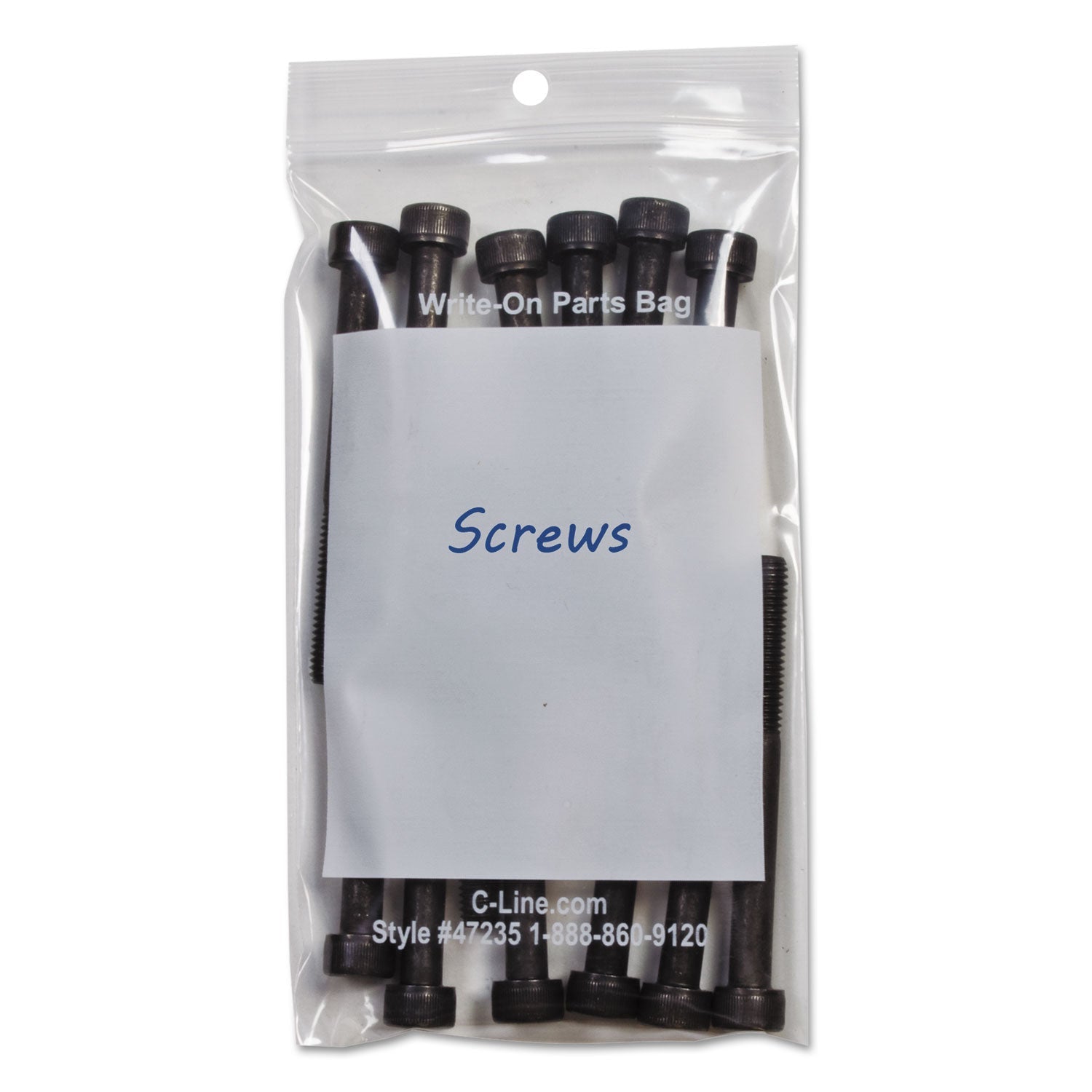 Write-On Poly Bags | 3x5 Clear, 1,000/Carton