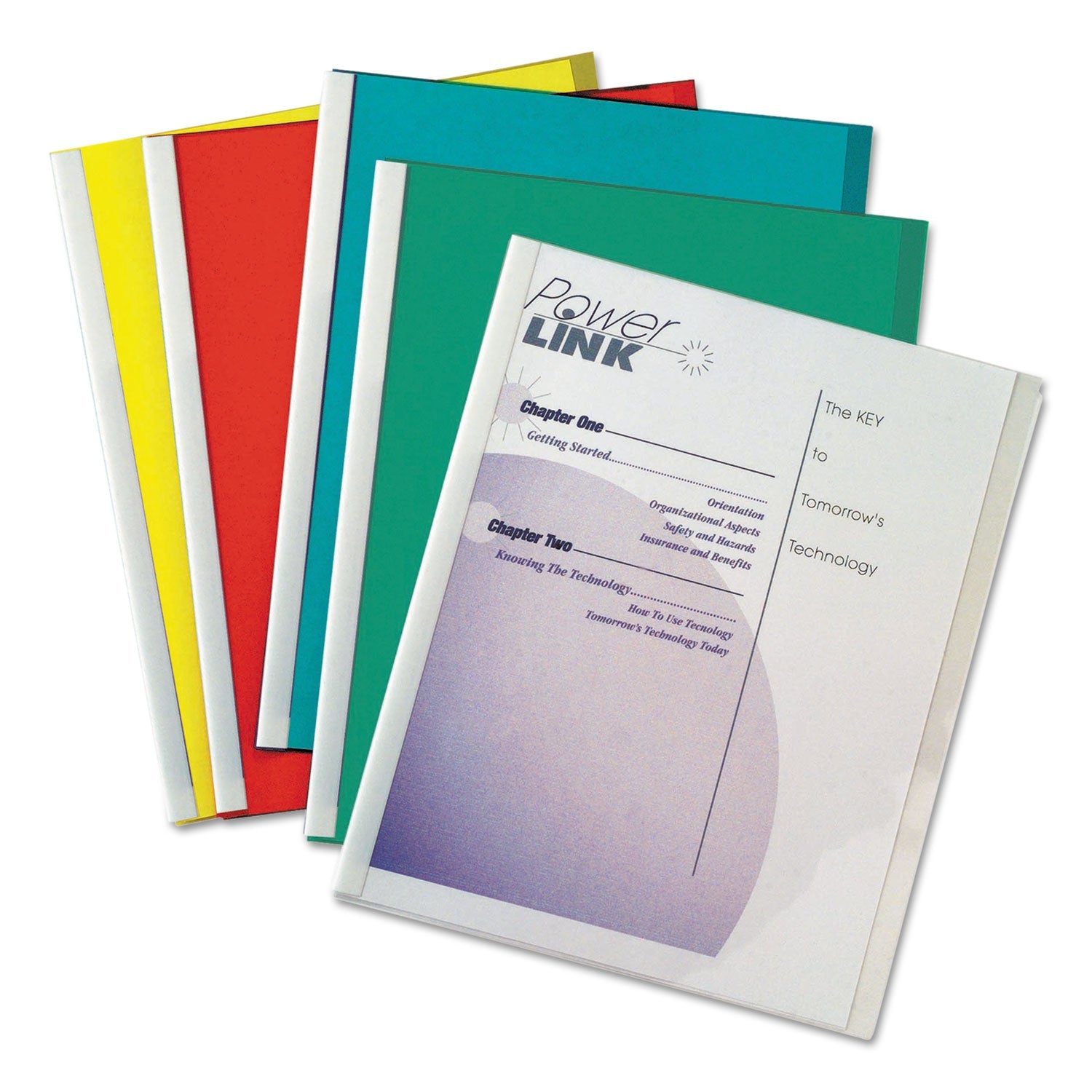 Vinyl Report Covers | Clear/Assorted, 50/Box