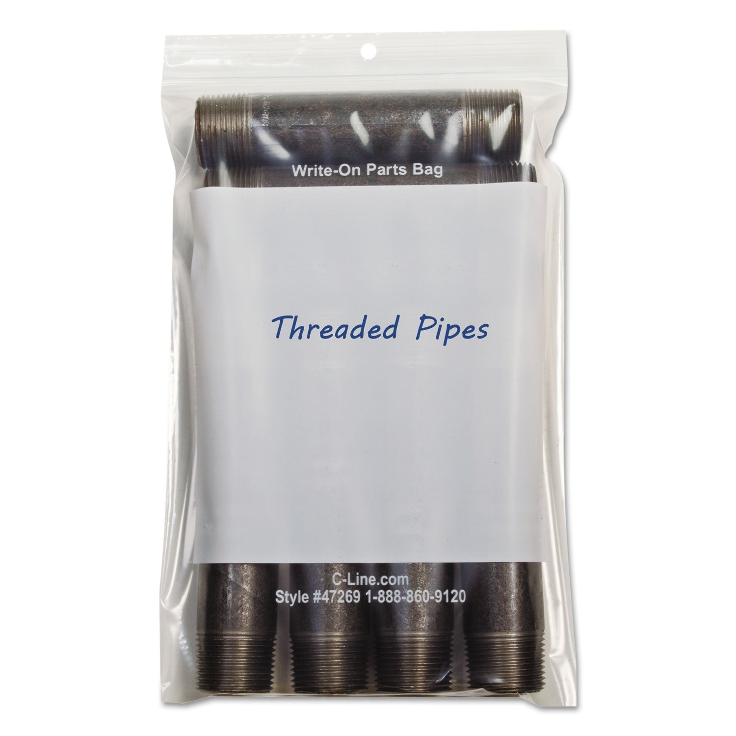 Write-On Poly Bags | 6x9 Clear, 1,000/Carton