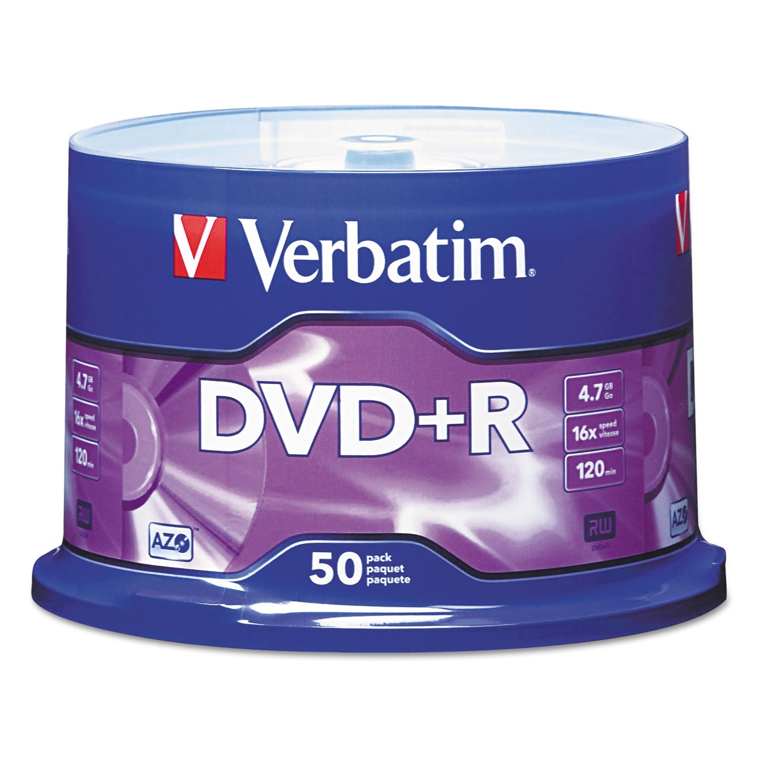DVD+R Recordable Disc | 4.7GB | 50/pack