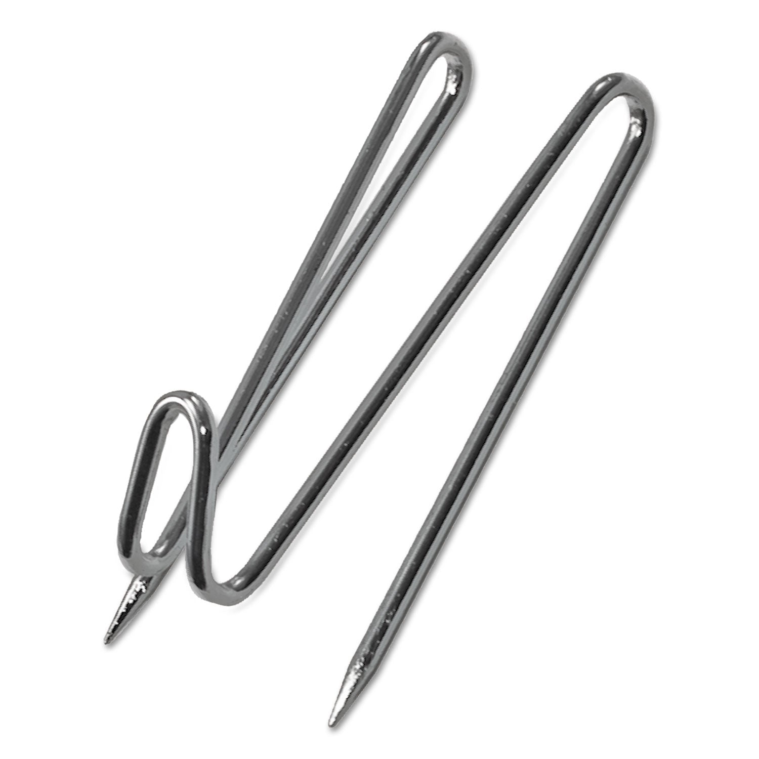 Advantus Panel Wall Wire Hooks, Silver, 25 Hooks/pack