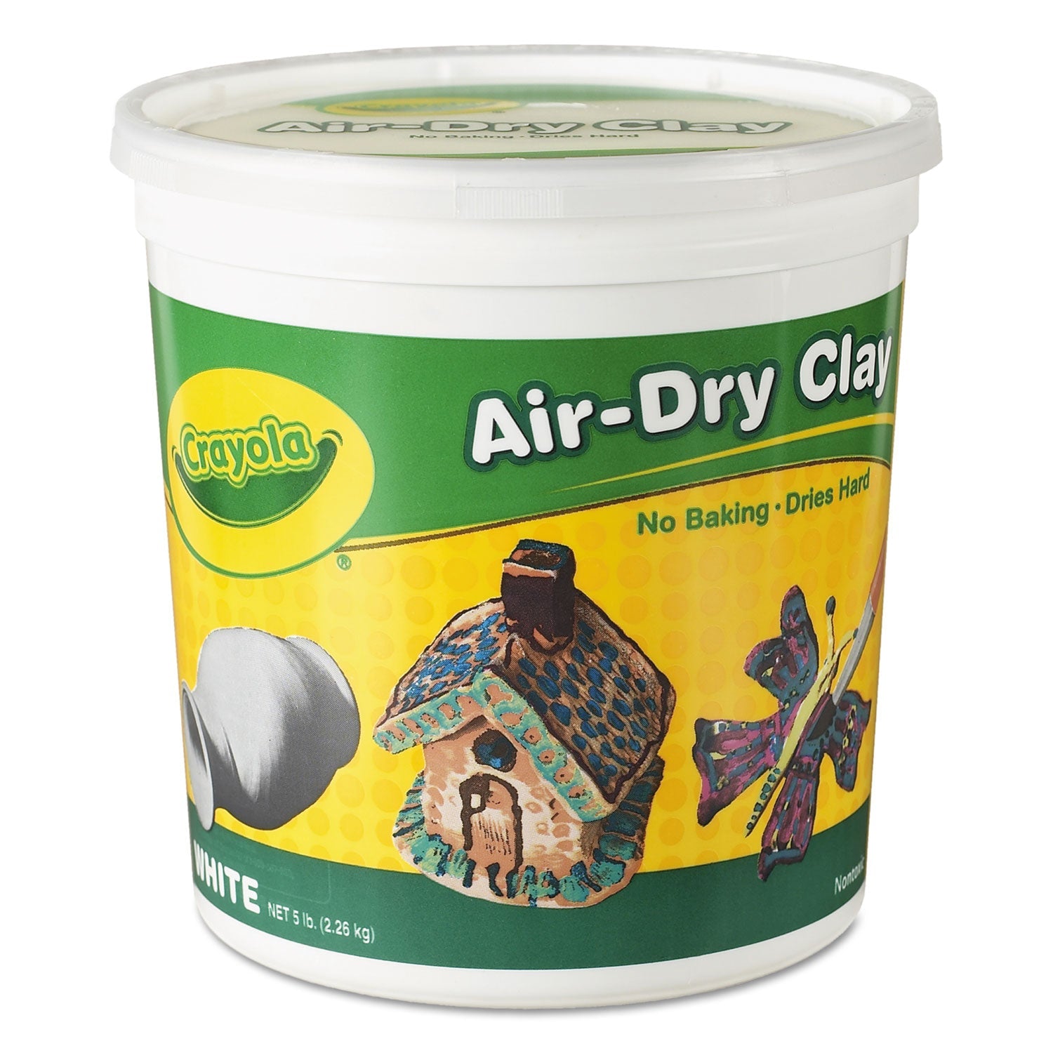 Crayola® Air-Dry Clay, White, 5 Lbs