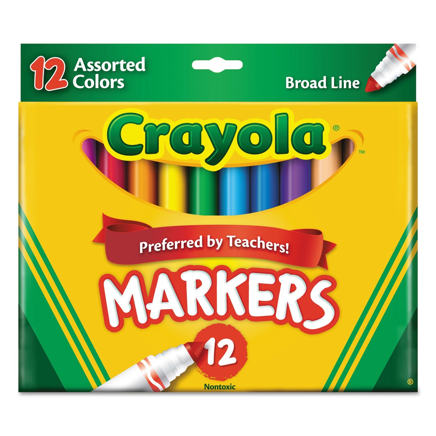 Non-Washable Marker | Dozen Broad Tip