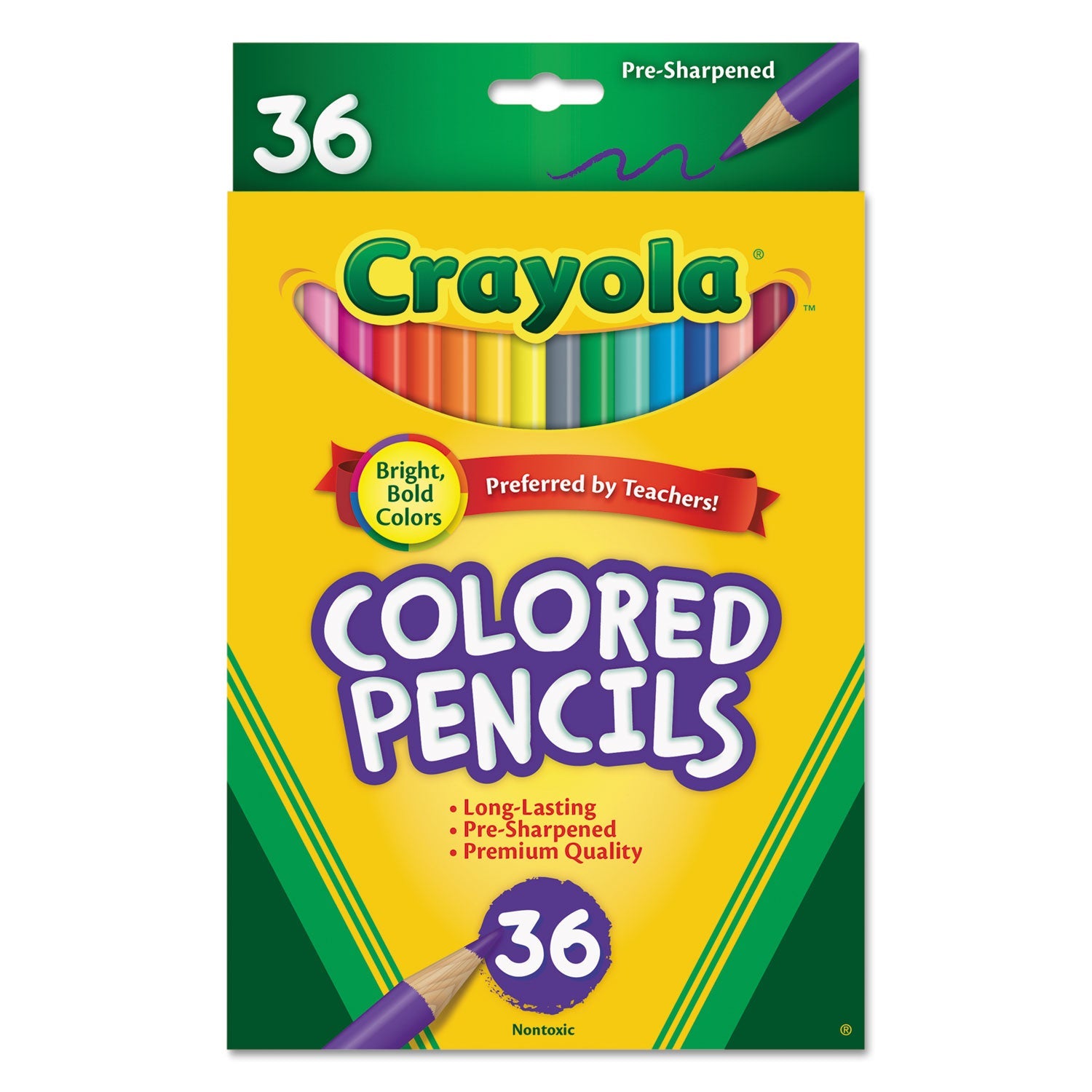 Short Colored Pencil Set | 36-Count, Crayola®