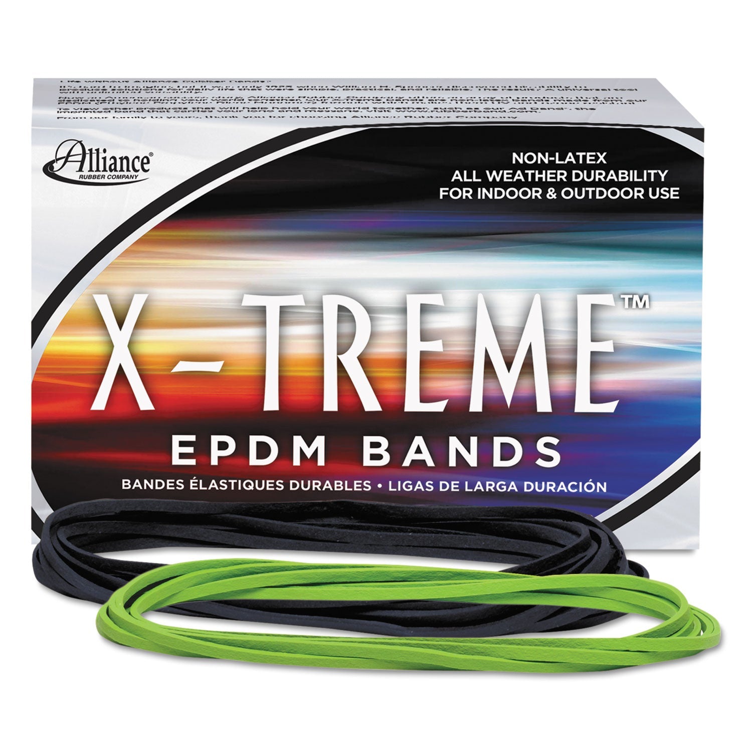 X-Treme Rubber Bands | Lime Green | 1 Lb Box