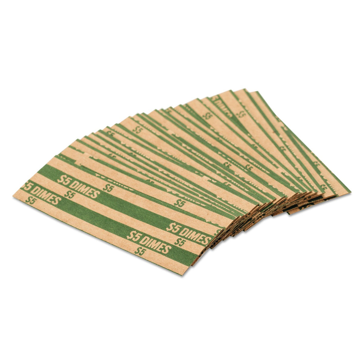 Pap-R Products Flat Coin Wrappers, Dimes, $5, 1000 Wrappers/box
