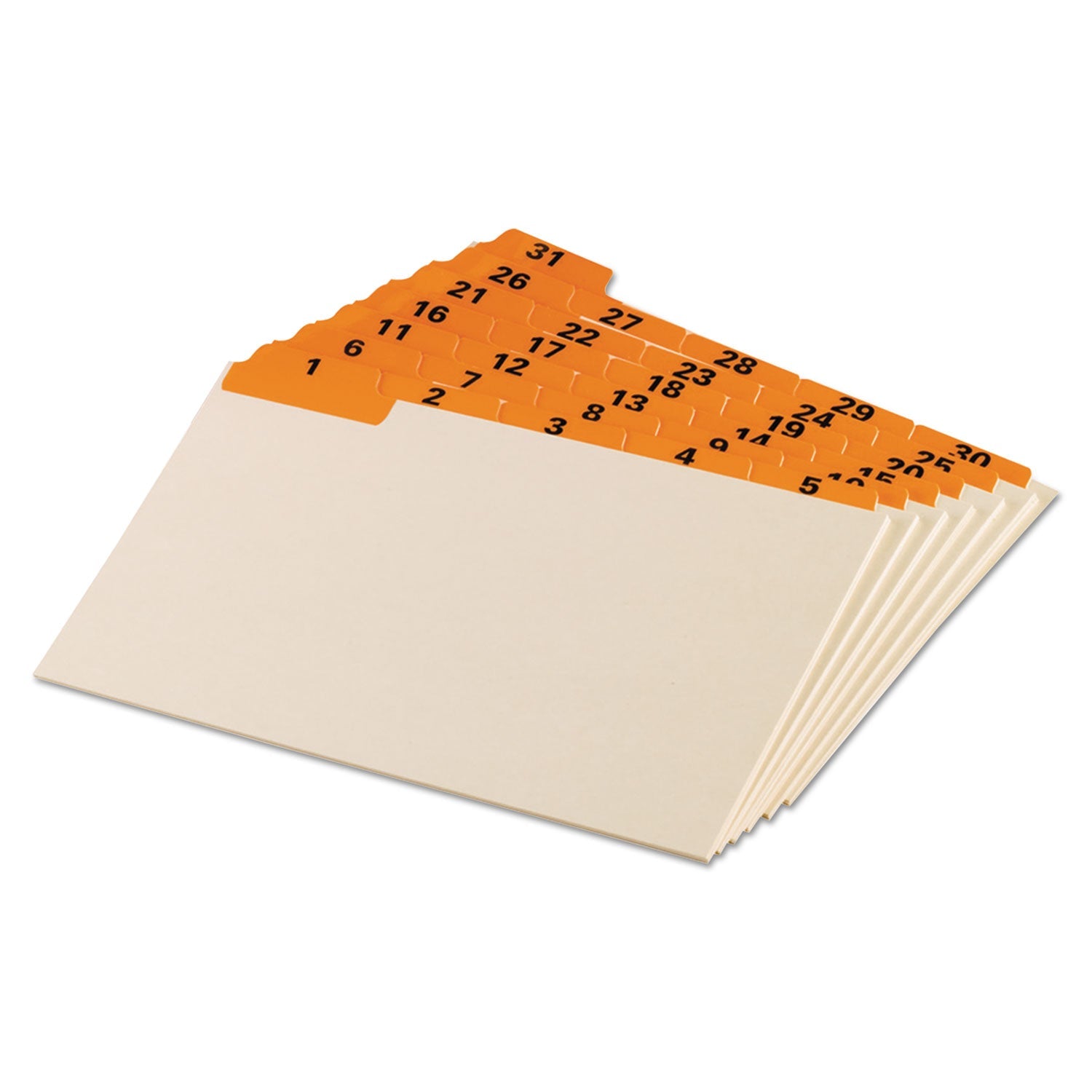 Oxford Manila Index Card Guides | 1-31 5x8 Manila