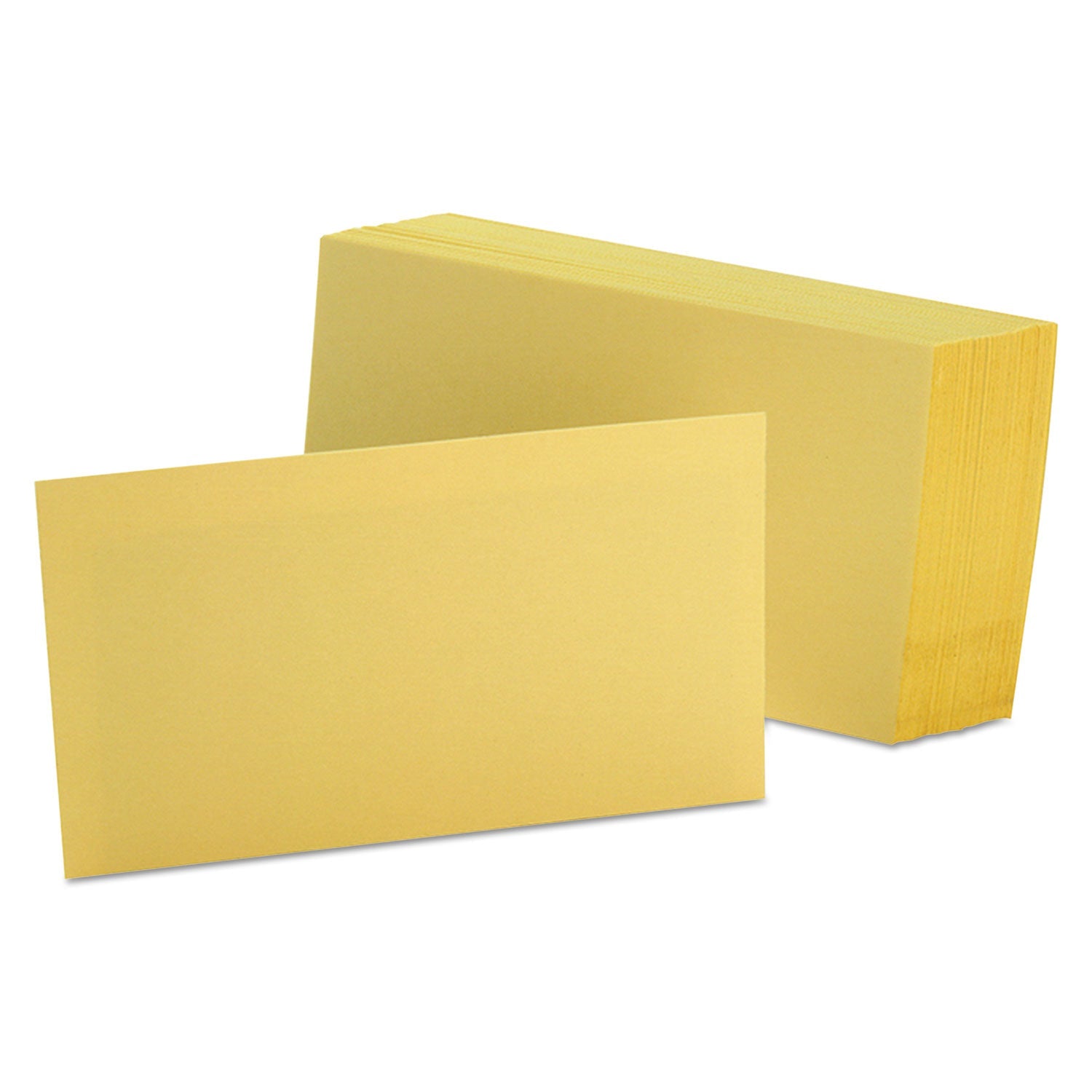 Oxford Unruled Index Cards | 3x5 Canary 100/Pack