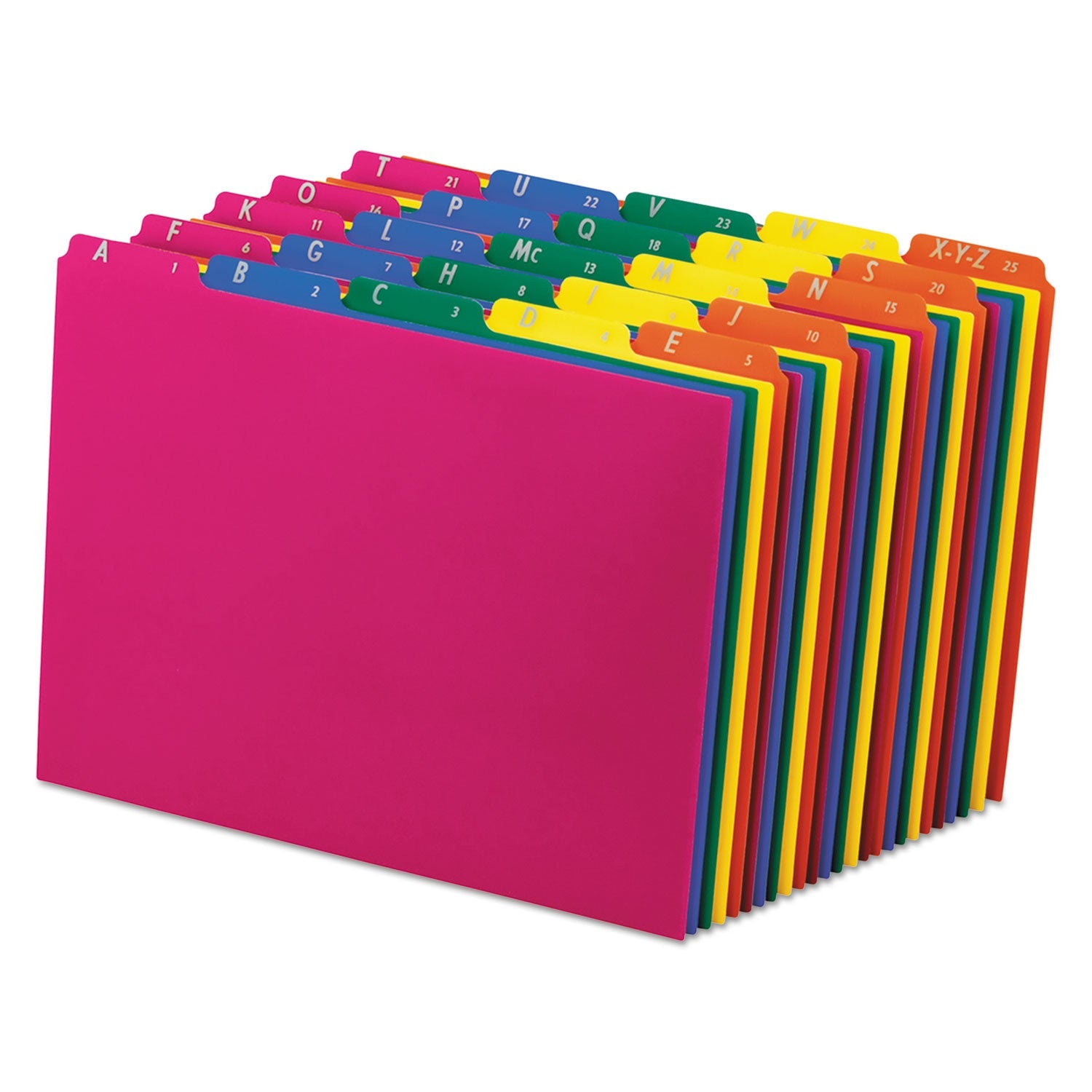Pendaflex Poly Top Tab File Guides | A-Z