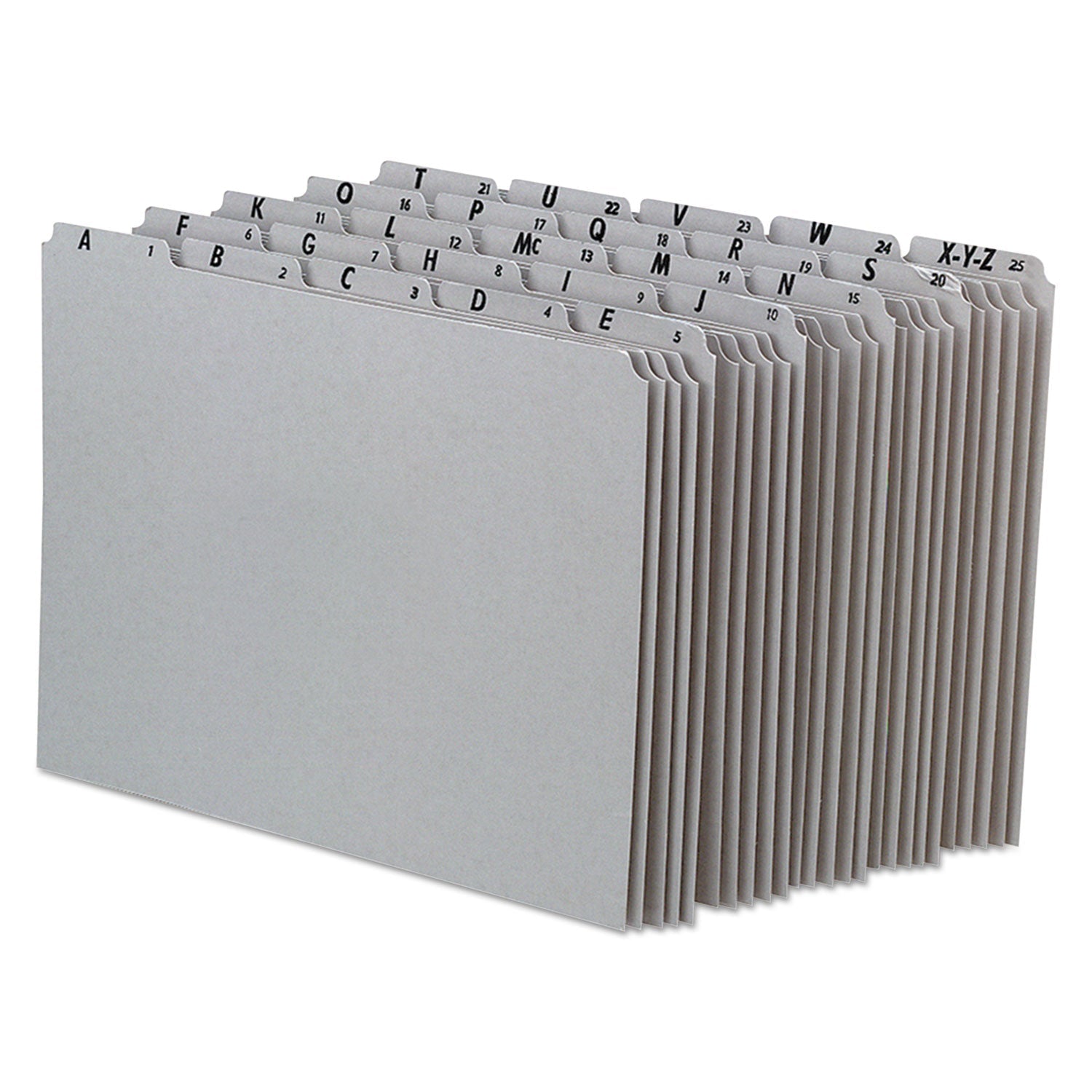 Pendaflex Top Tab A-Z File Guides | Letter Gray