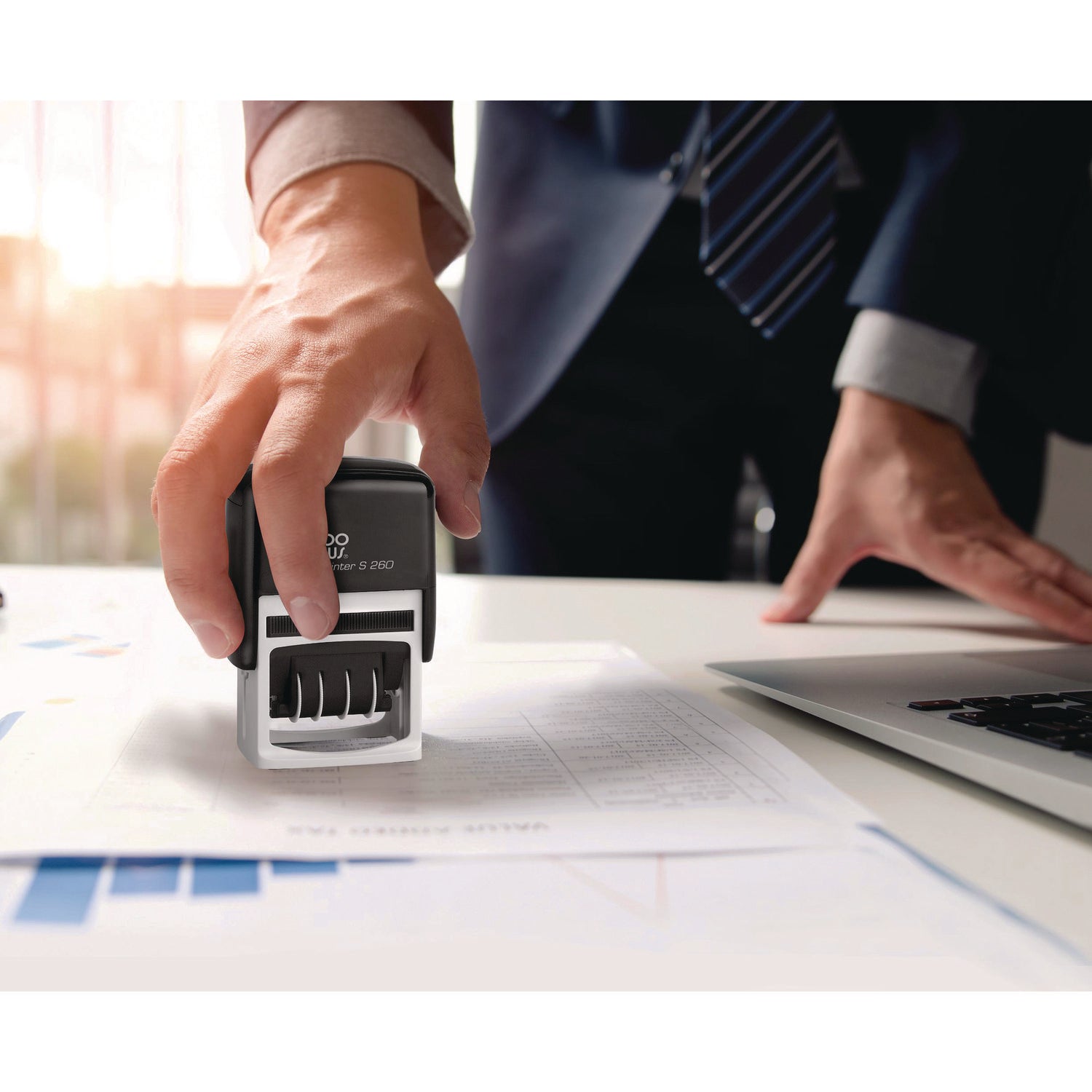 COSCO 2000PLUS® 4 In 1 E-Message Dater, 0.94 X 1.75, Completed/emailed/entered/scanned