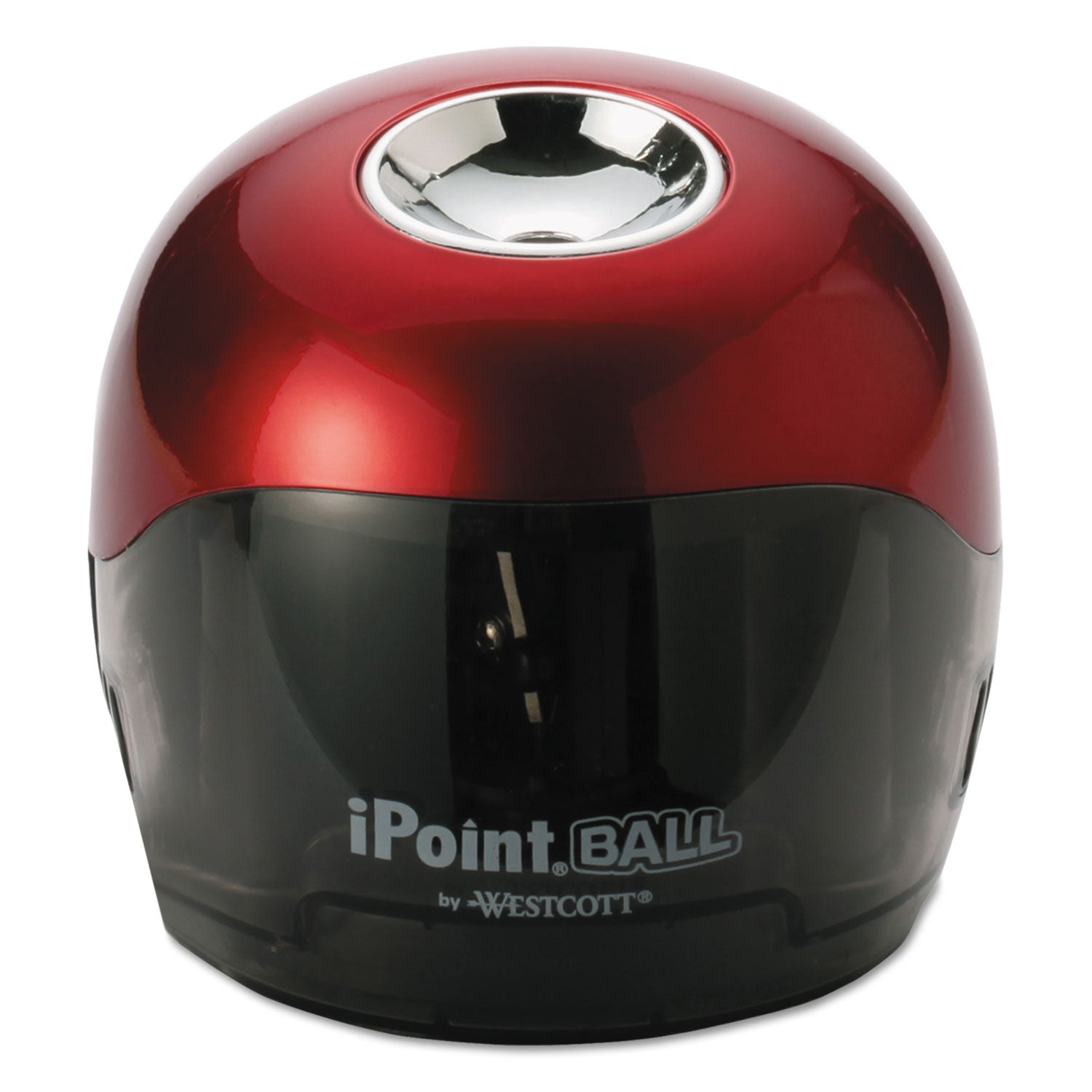 Westcott® Ipoint Ball Battery Sharpener, Battery-Powered, 3 X 3.25, Red/black - Bloom Skins