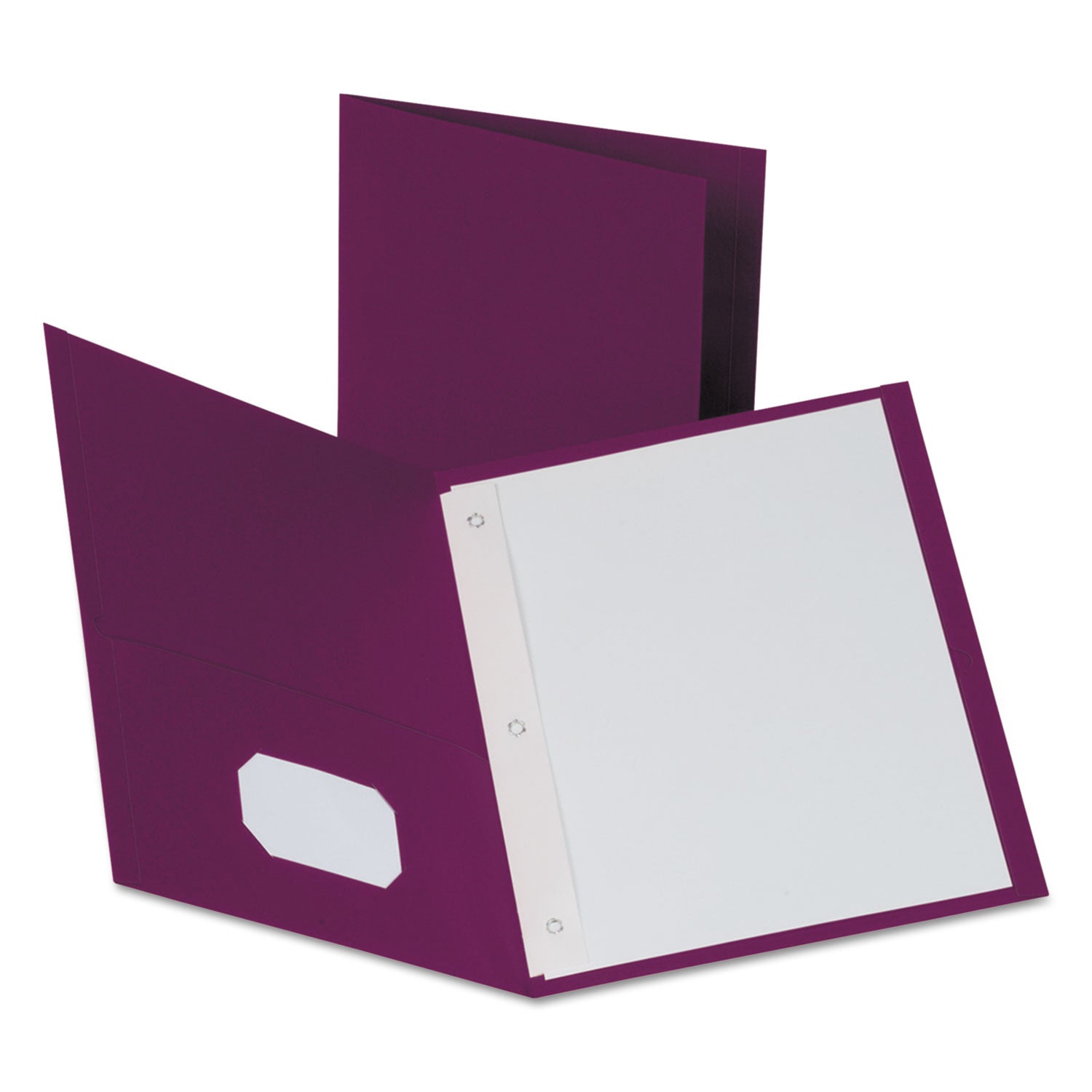 Oxford Twin-Pocket Folders with 3 Fasteners