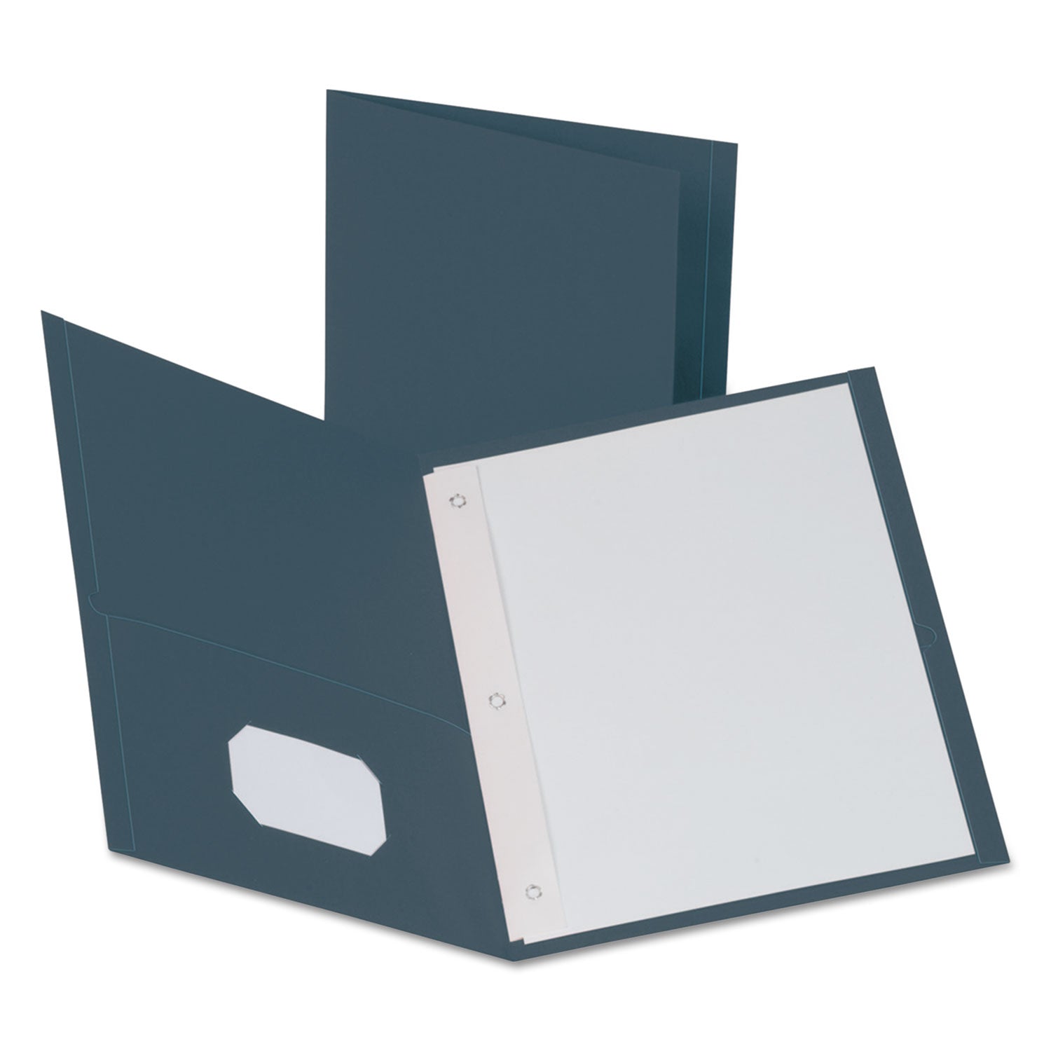 Oxford Twin-Pocket Folders with Fasteners | Blue