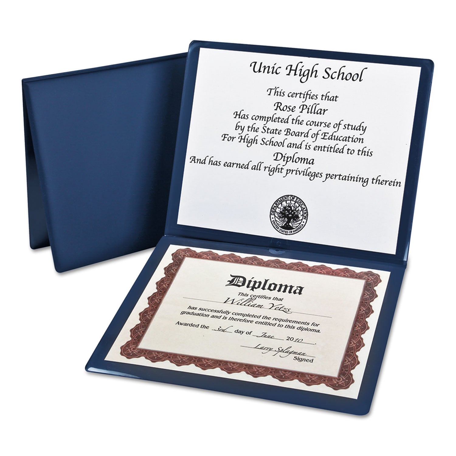 Oxford Diploma Cover | Navy
