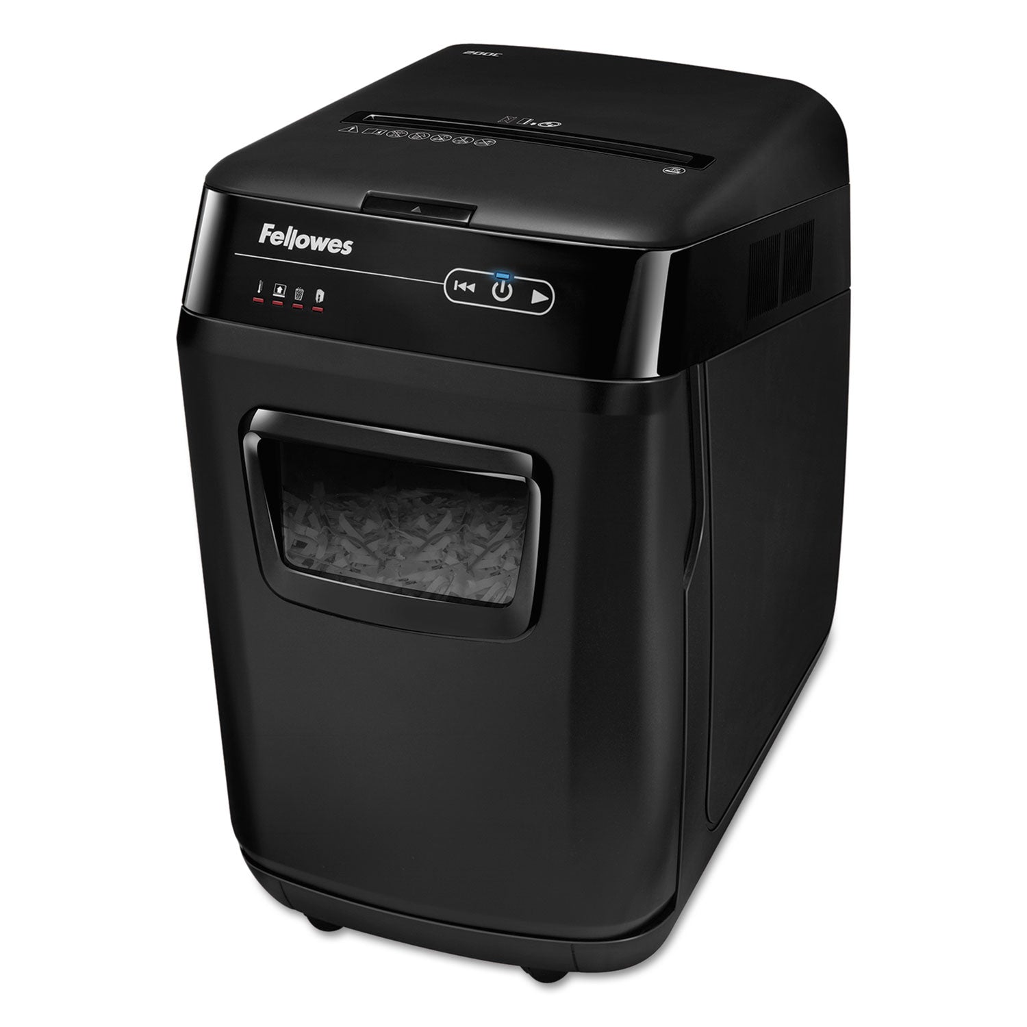 Fellowes® Automax 200c Auto Feed Cross-Cut Shredder, 200 Auto/10 Manual Sheet Capacity