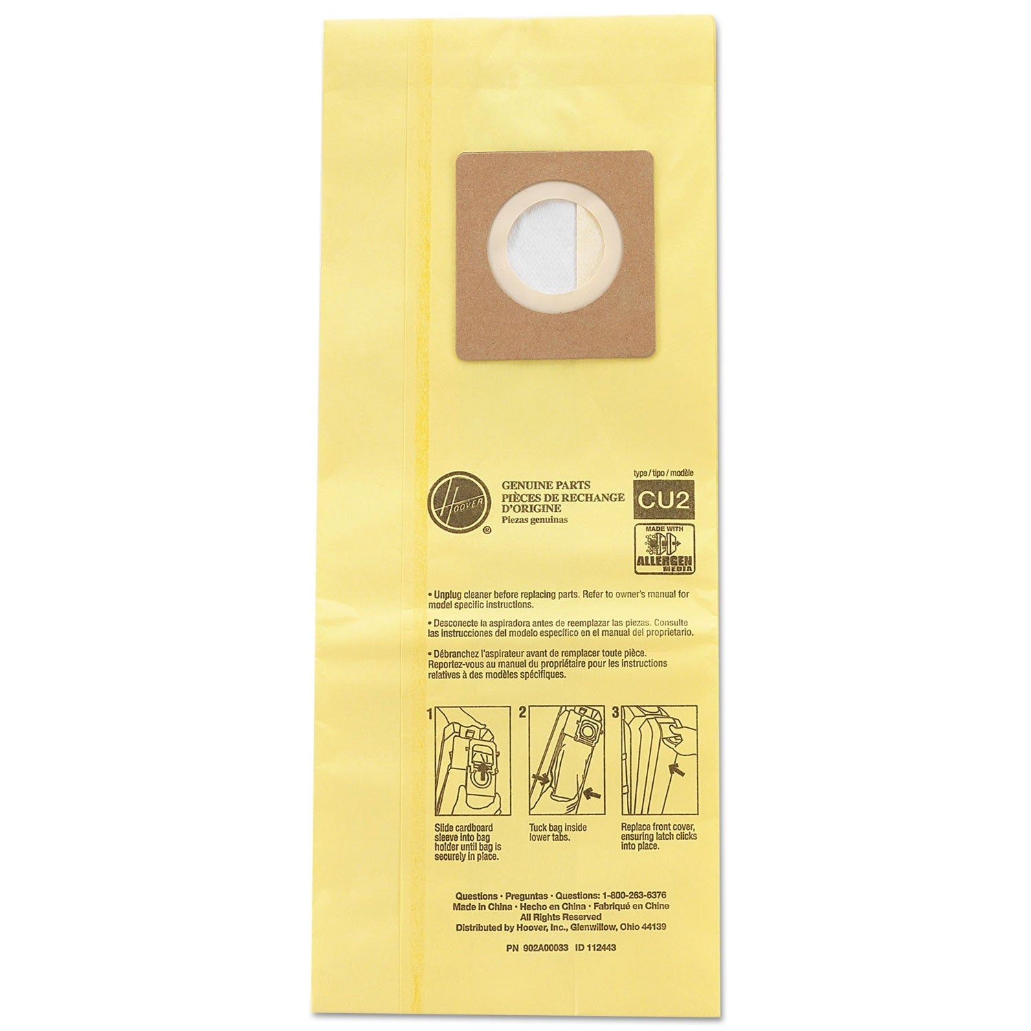 Hoover Commercial Hushtone Vacuum Bags | 10/Pack