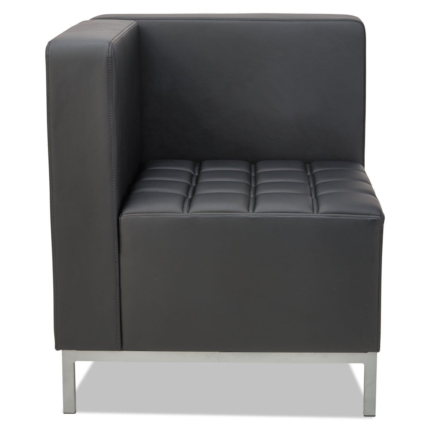Alera® Alera QUB Series Corner Sectional, 26.38" x 26.38" x 30.5", Black
