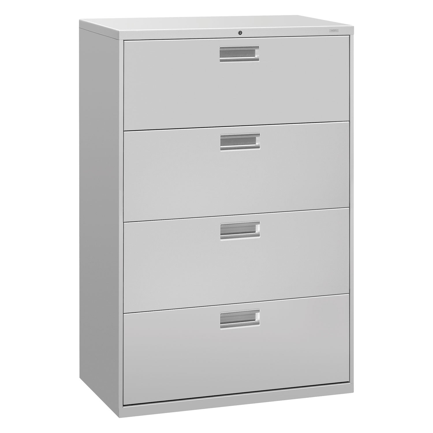 Lateral File Cabinet | HON 4-Drawer Light Gray