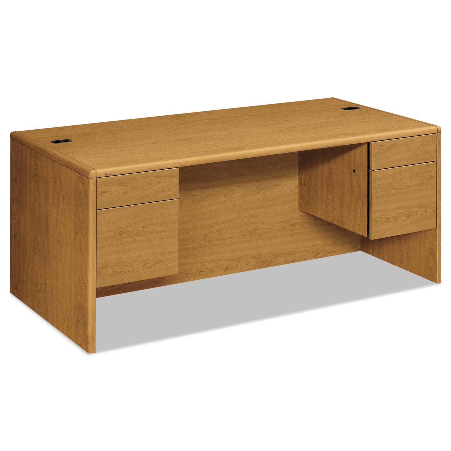 Double Pedestal Desk | HON 10700, 72" Harvest