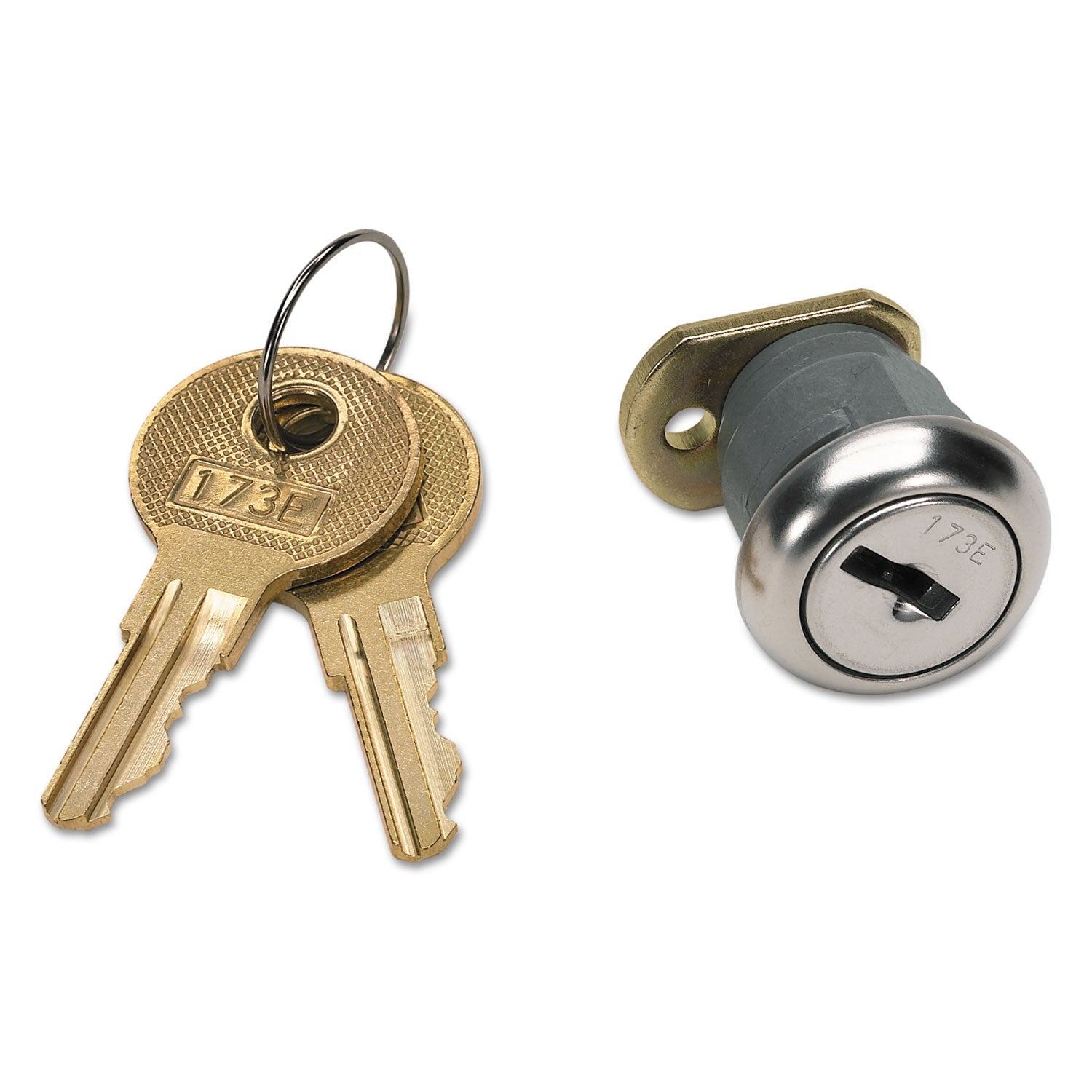 HON® Vertical File Lock Kit For Hon Locking Vertical File Cabinets And Pedestals, Chrome