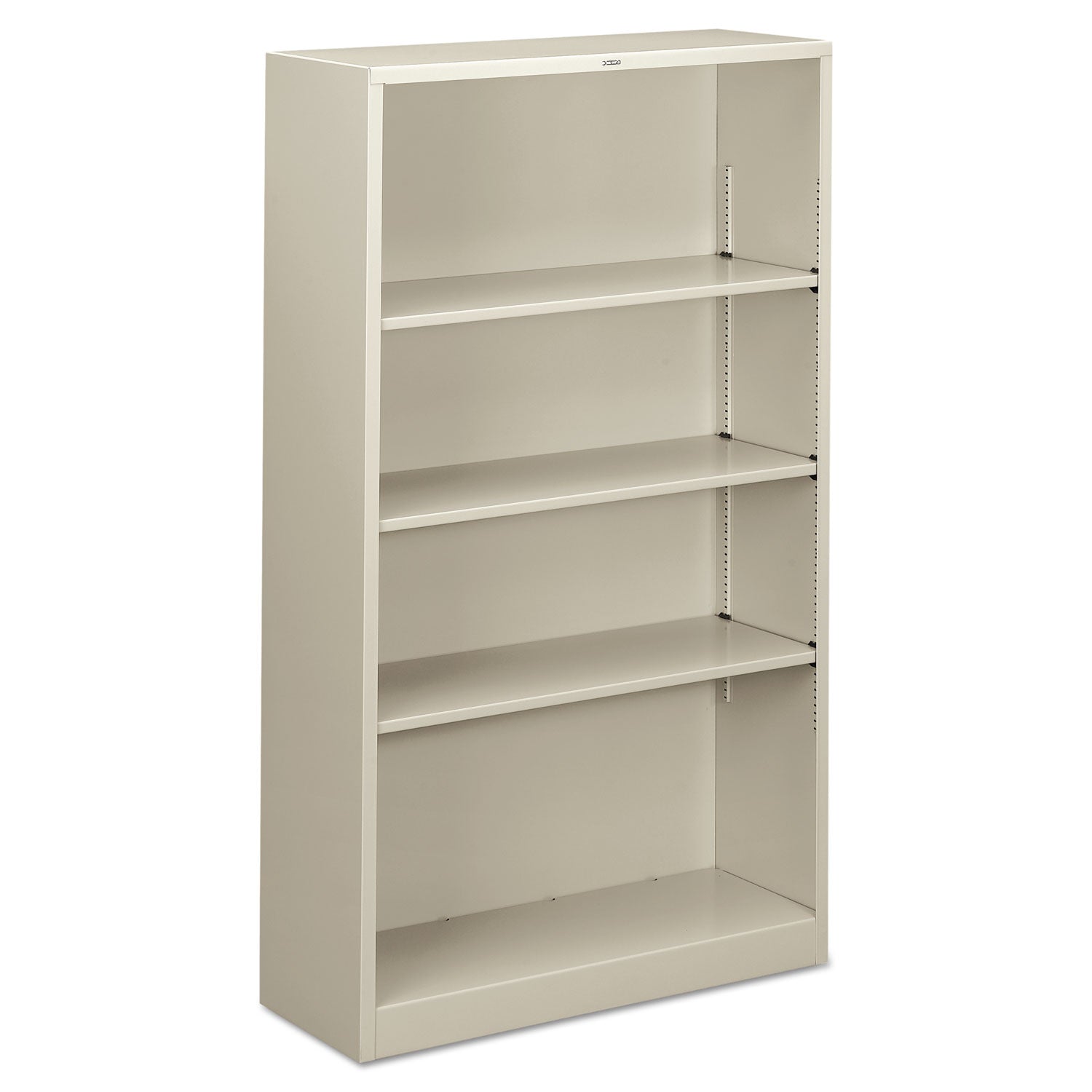 HON® Metal Bookcase | Four-Shelf Light Gray