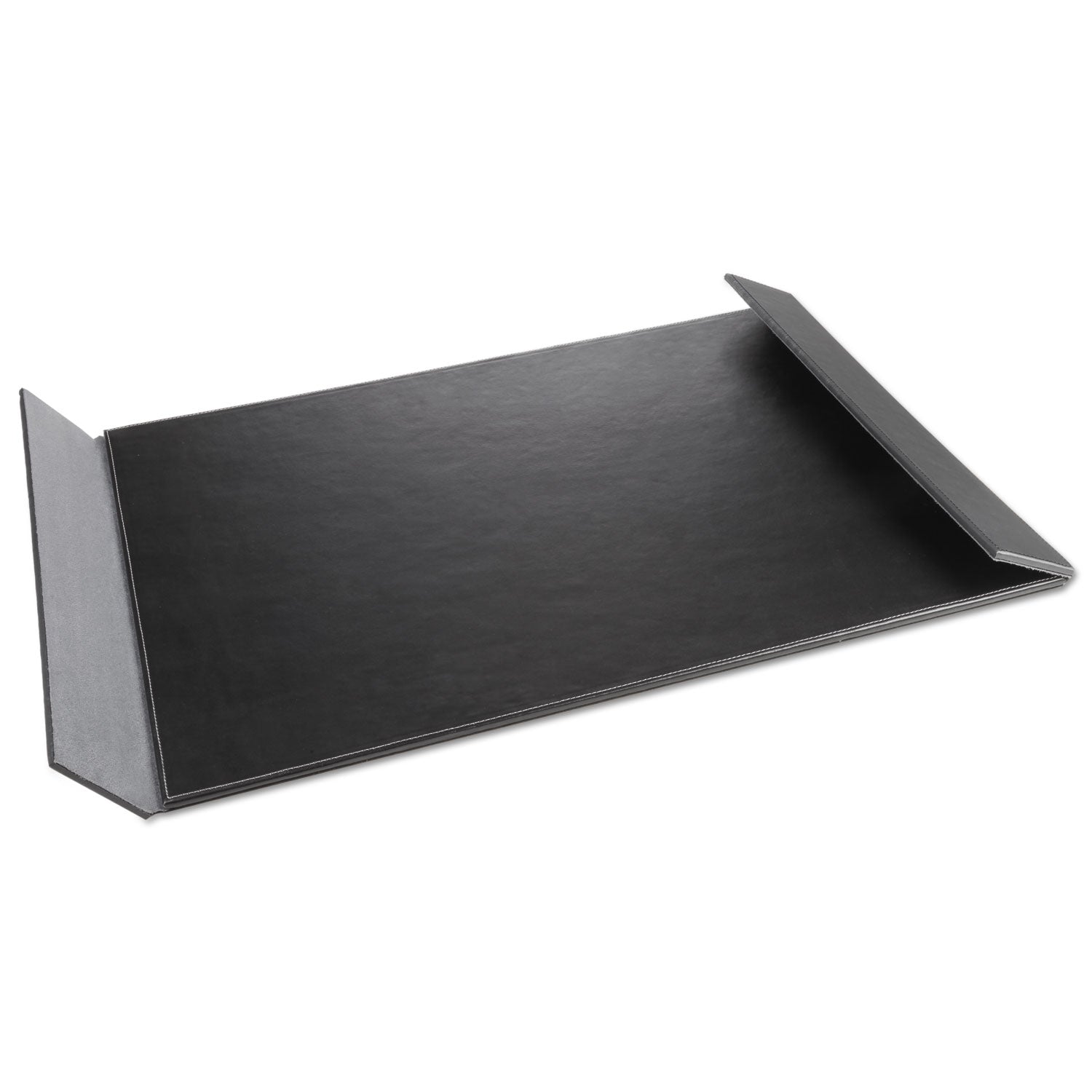 Artistic® Monticello Desk Pad, with Fold-Out Sides, 24 x 19, Black
