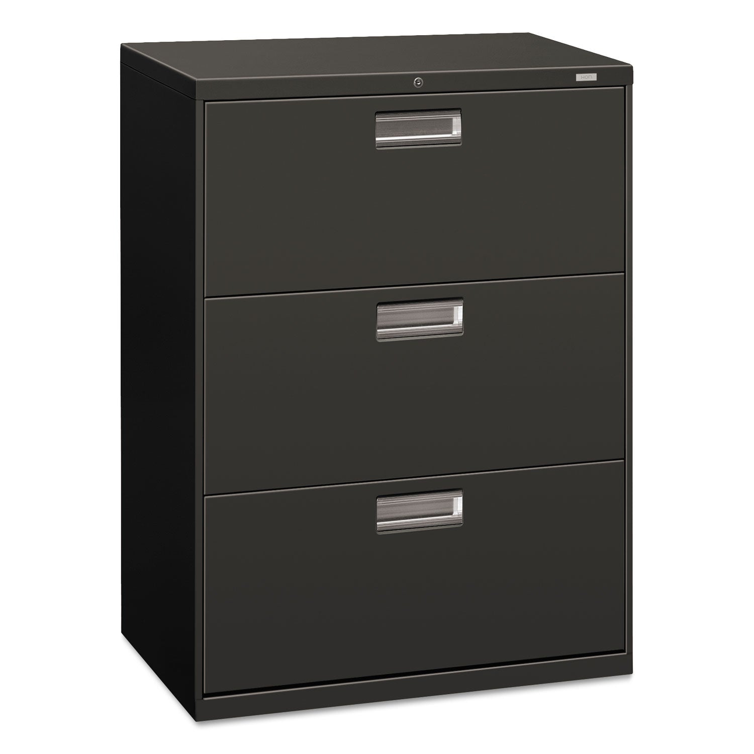 Lateral File Cabinet | HON 3-Drawer, Charcoal