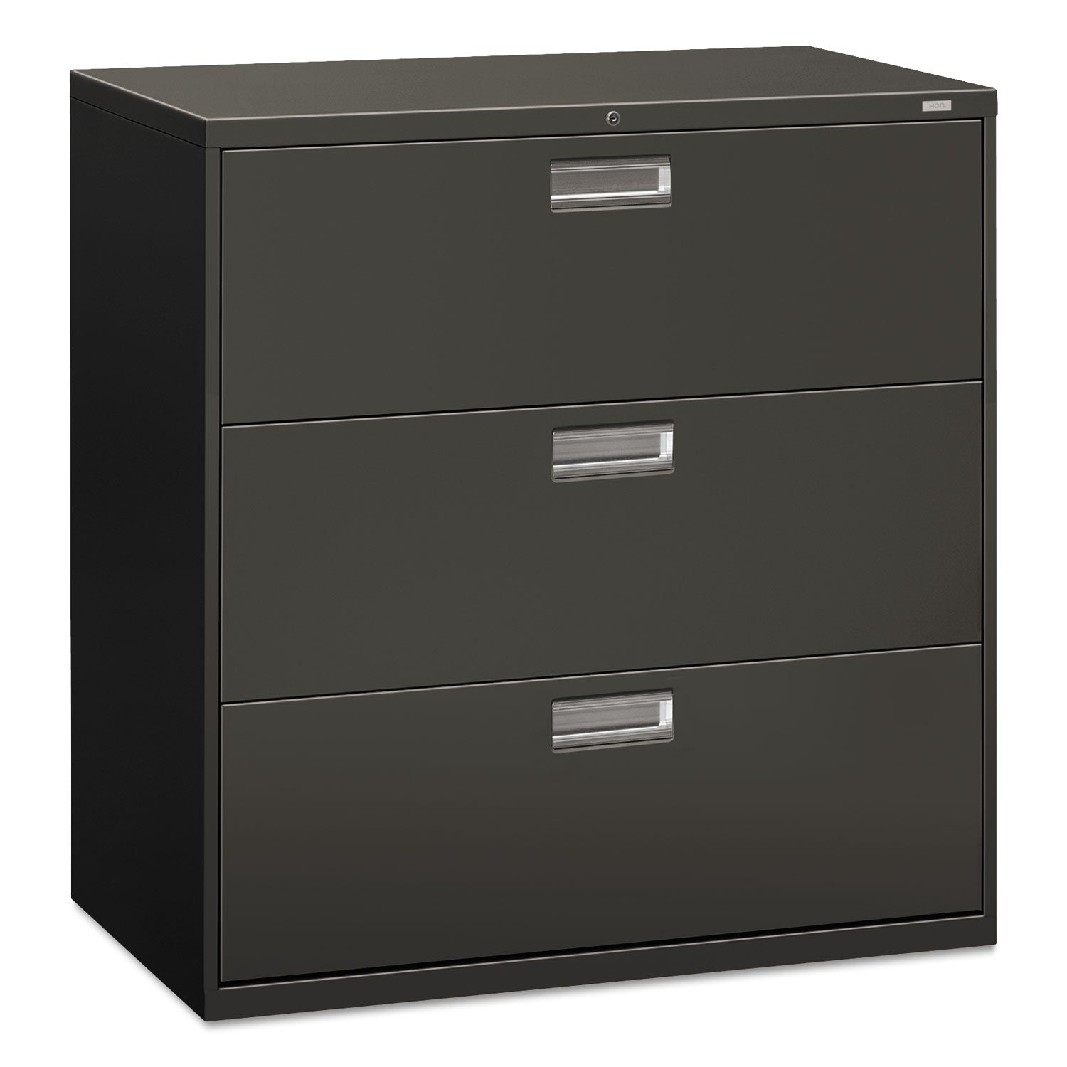 3-Drawer Lateral File | HON® Brigade, Charcoal, 42"