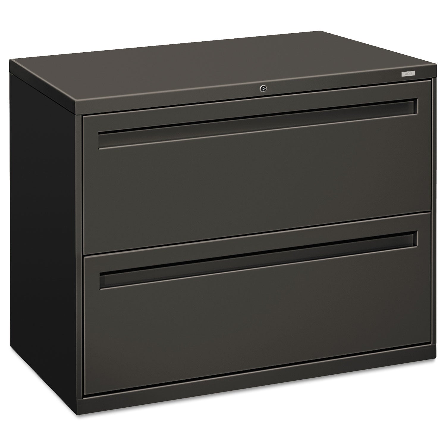 HON® Brigade 700 Series Lateral File, 2 Legal/letter-Size File Drawers, Charcoal, 36" X 18" X 28"
