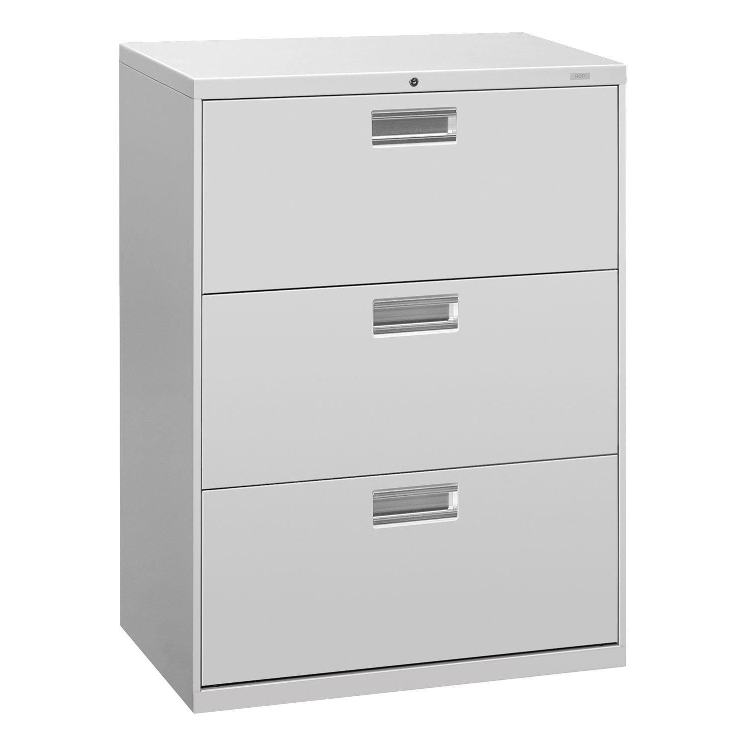 Lateral File Cabinet | HON 3-Drawer, Light Gray