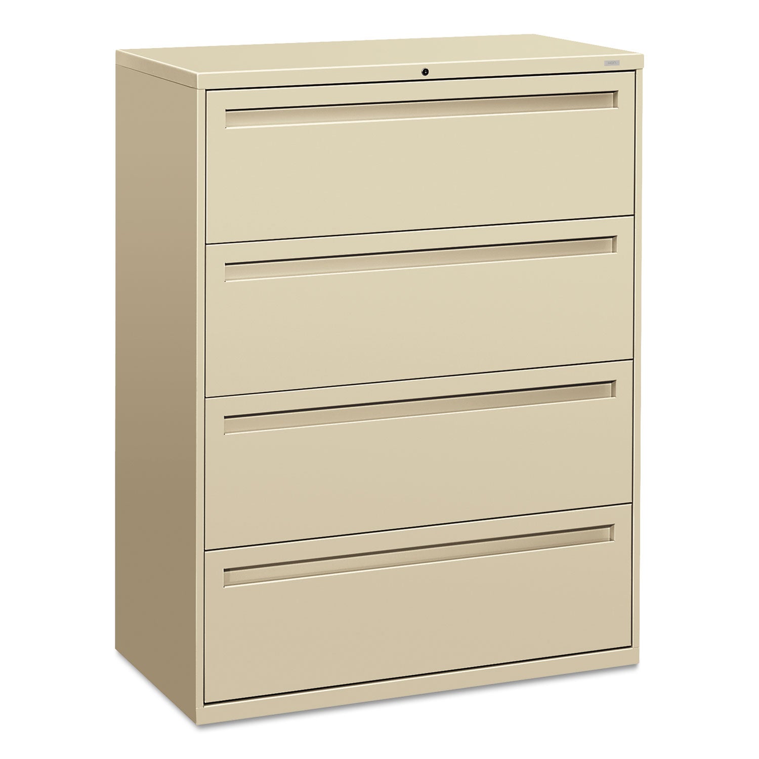 Lateral File Cabinet | HON 4-Drawer, Putty, 42"