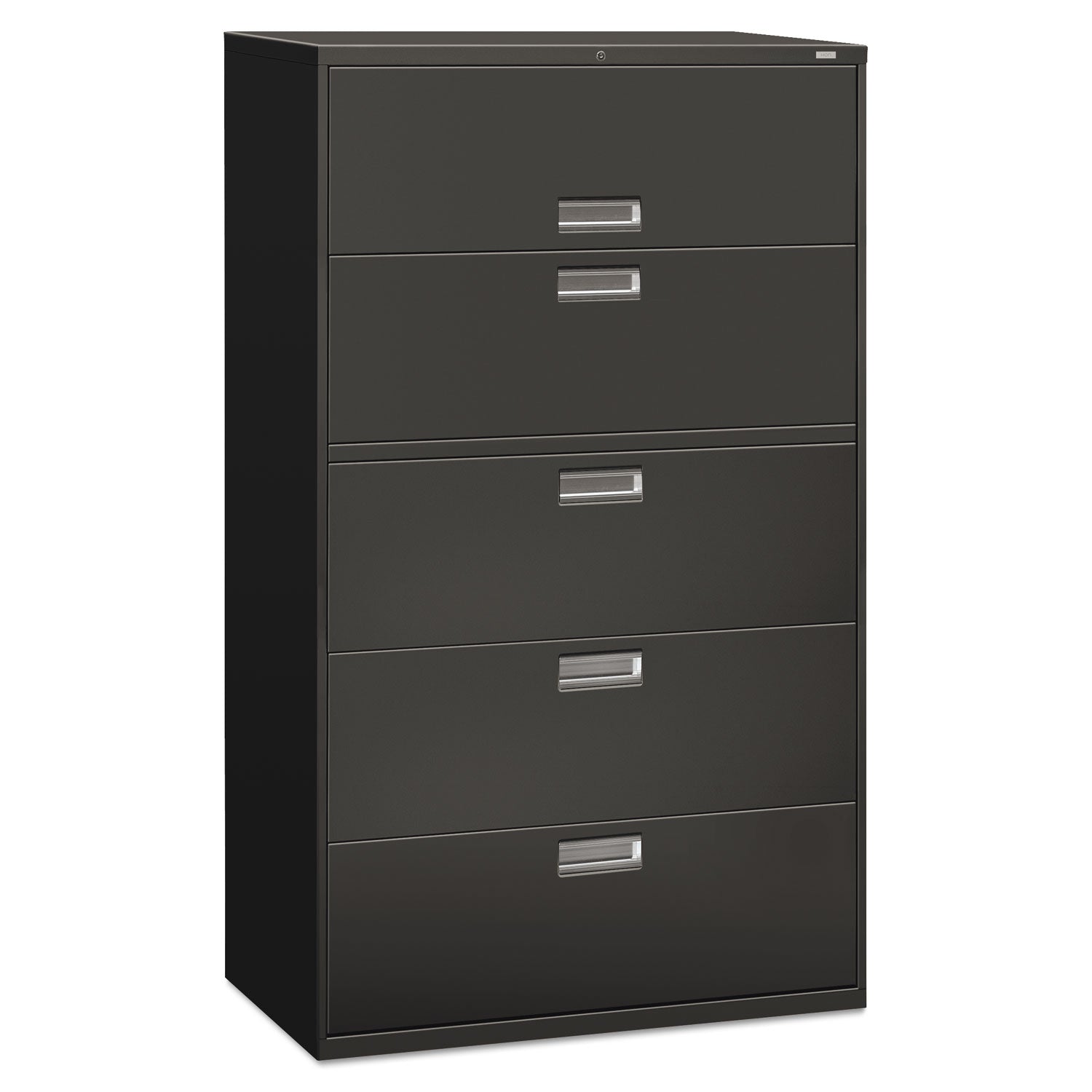 4-Drawer Lateral File with Shelf | HON®, Charcoal