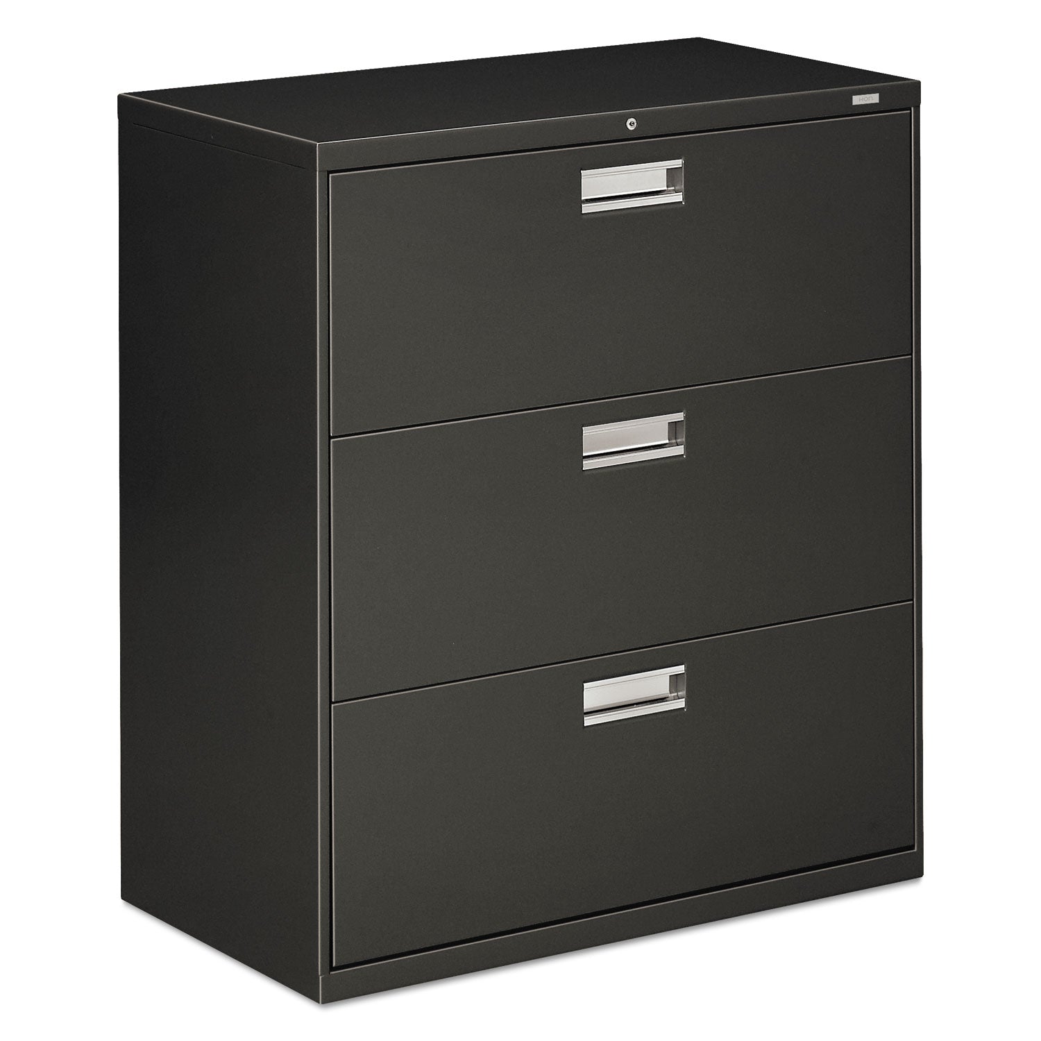 3-Drawer Lateral File | HON® Brigade, Charcoal, 36"