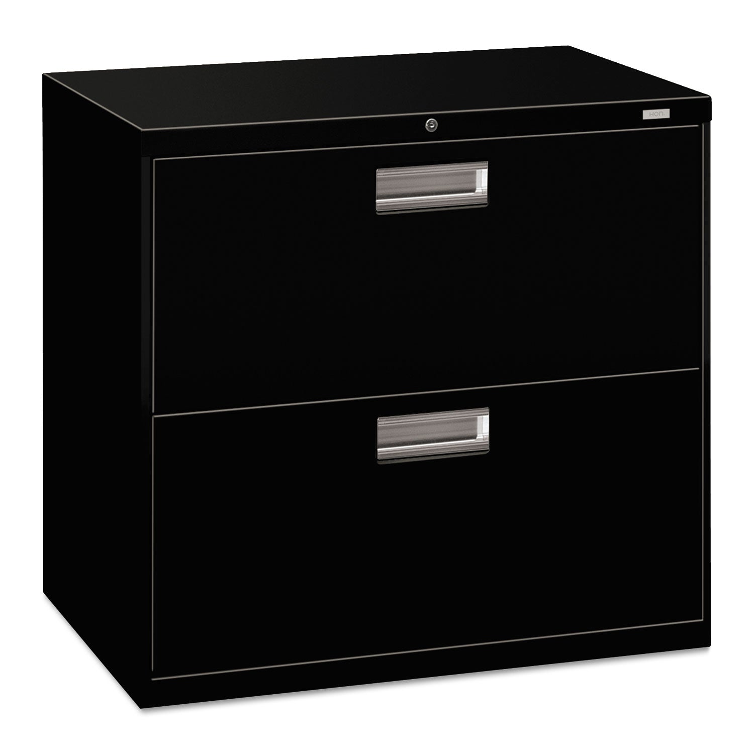 Lateral File Cabinet | HON 2-Drawer, Black, 30"