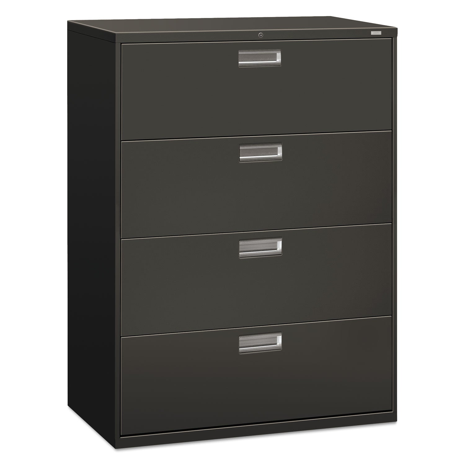 Lateral File Cabinet | HON 4-Drawer, Charcoal
